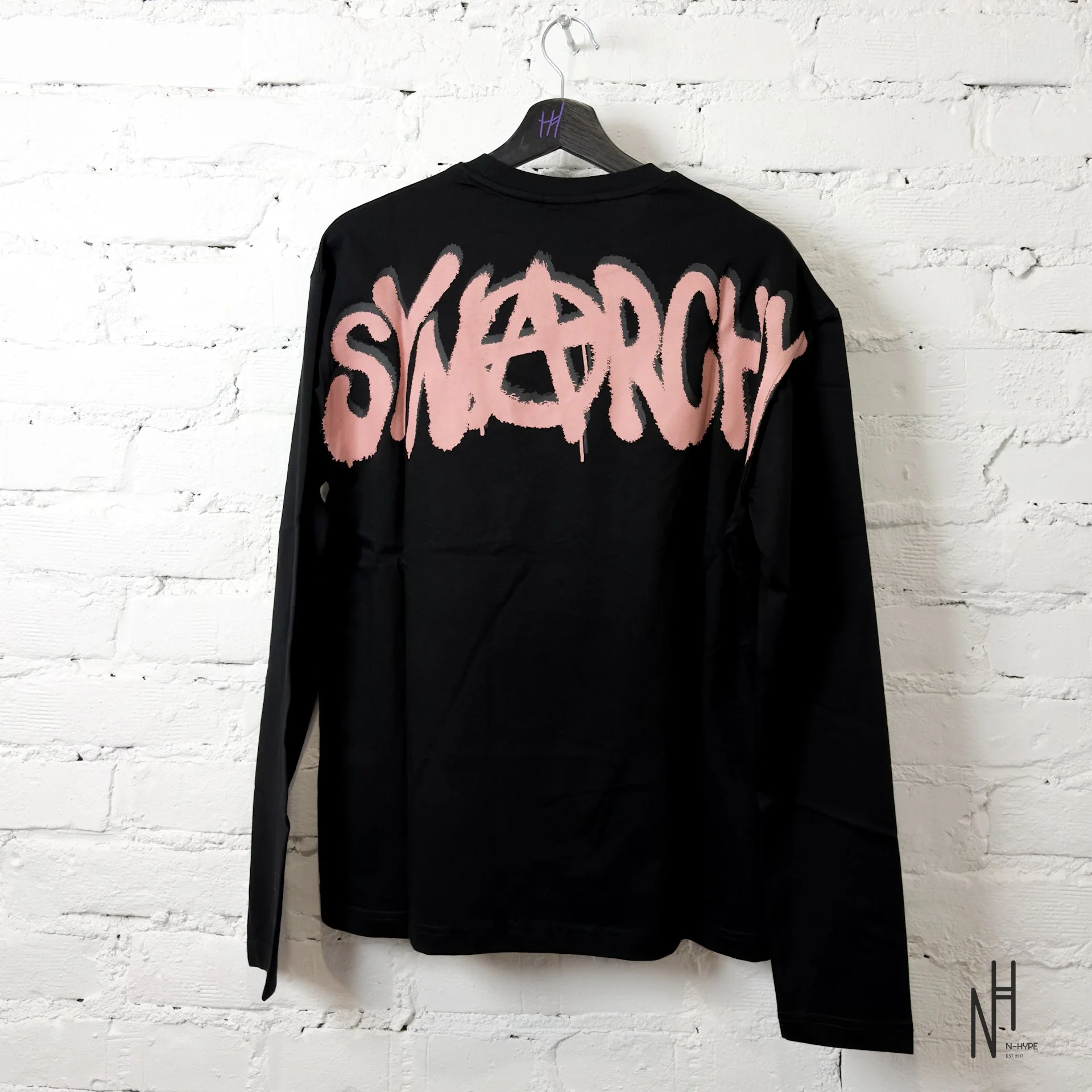 Syna World x Central Cee Synarchy Double Long Sleeve Tee Black Rose Gold - Image 3