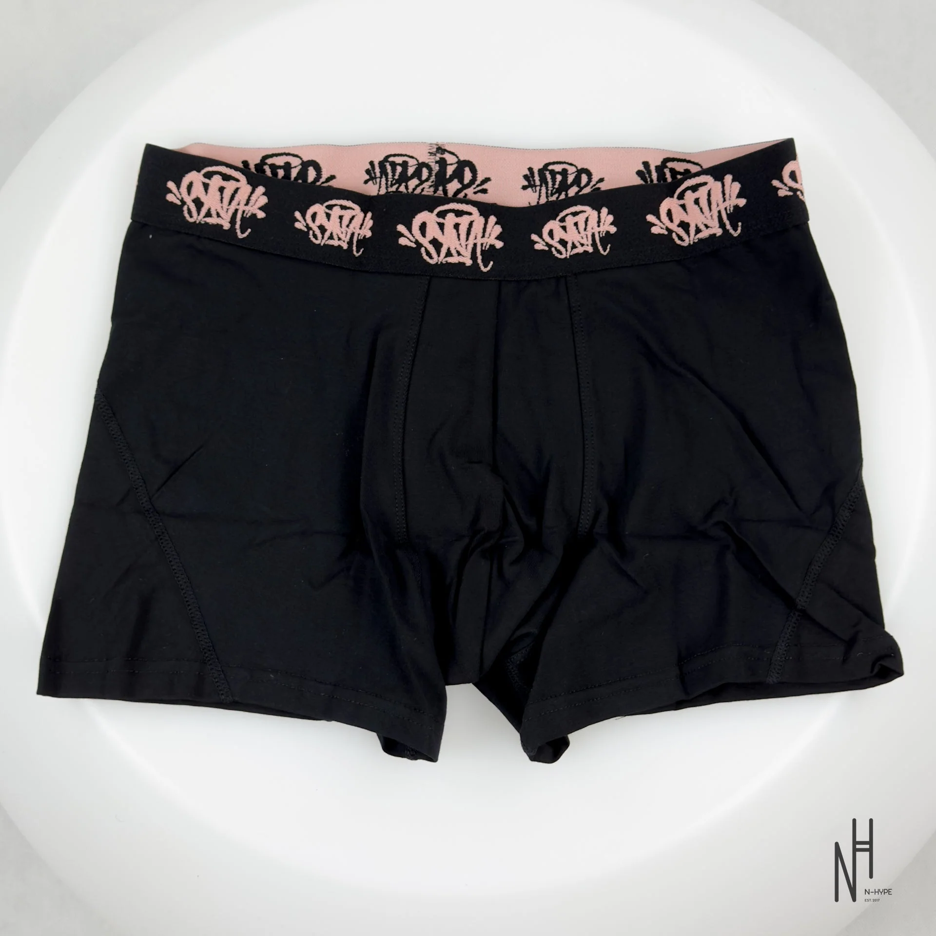 SynaWorld x Central Cee Boxers 3 Pack Black / Golden Rose - Image 3