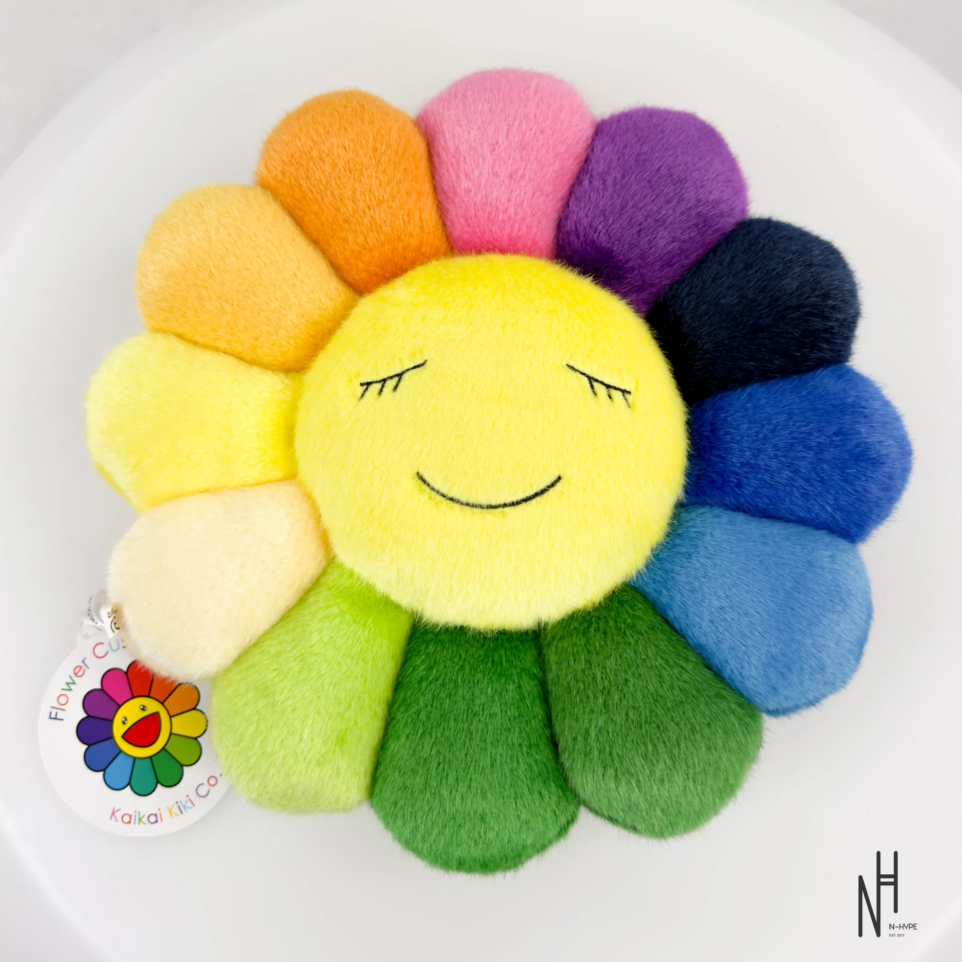 Takashi Murakami - Flower Pillow - Rainbow Classic 30CM - Image 2