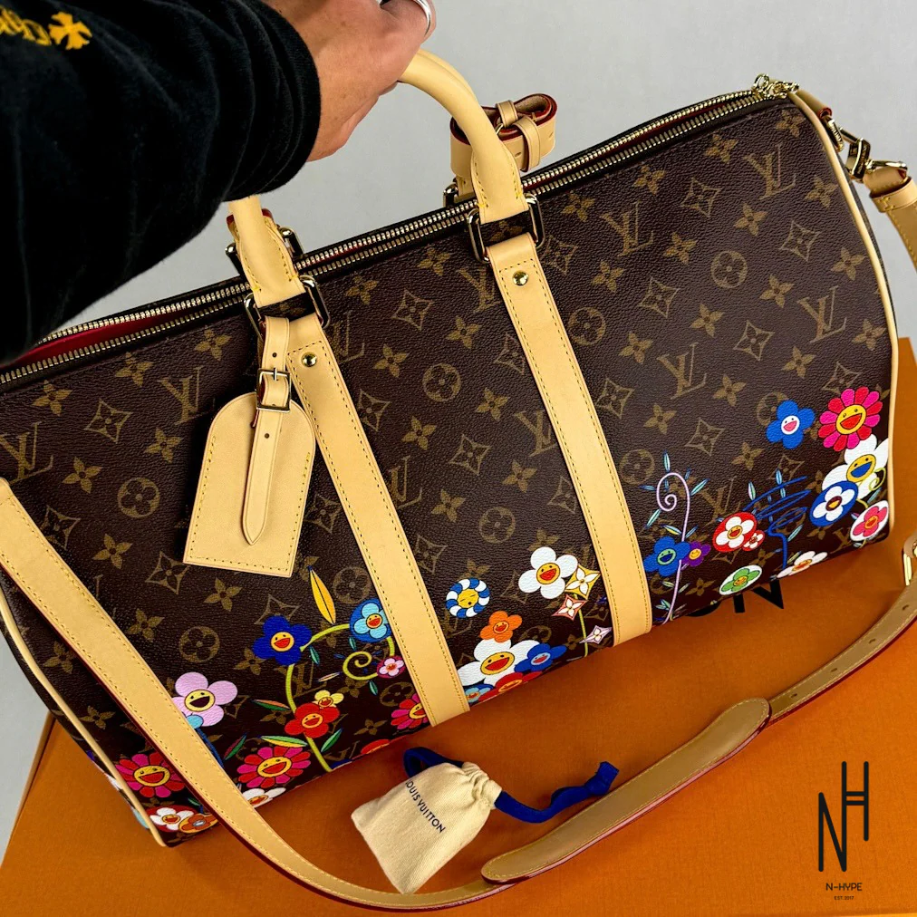Takashi Murakami x Louis Vuitton Keepall Bandoulière 45 Monogram - Image 10