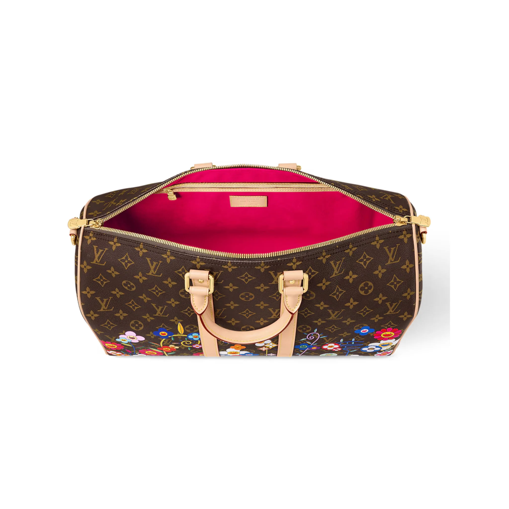Takashi Murakami x Louis Vuitton Keepall Bandoulière 45 Monogram - Image 3