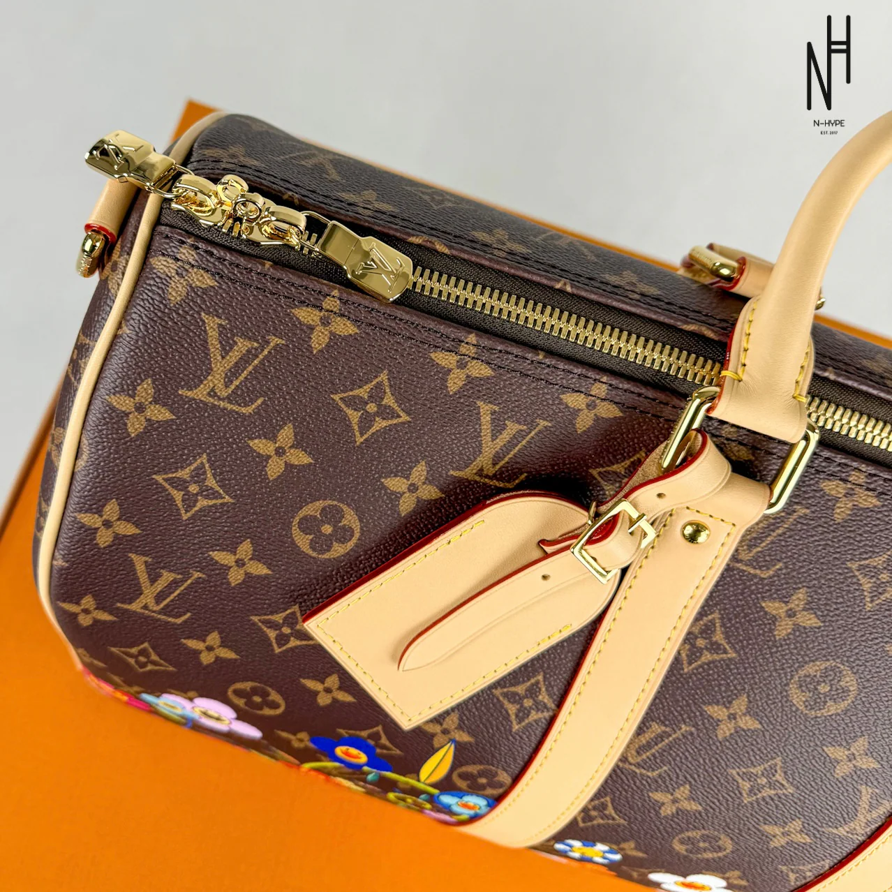 Takashi Murakami x Louis Vuitton Keepall Bandoulière 45 Monogram - Image 5