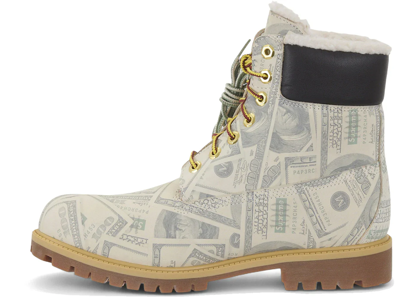Timberland 6" Premium Waterproof Boot Supreme x MM6 Maison Margiela $100 Bills - Image 2
