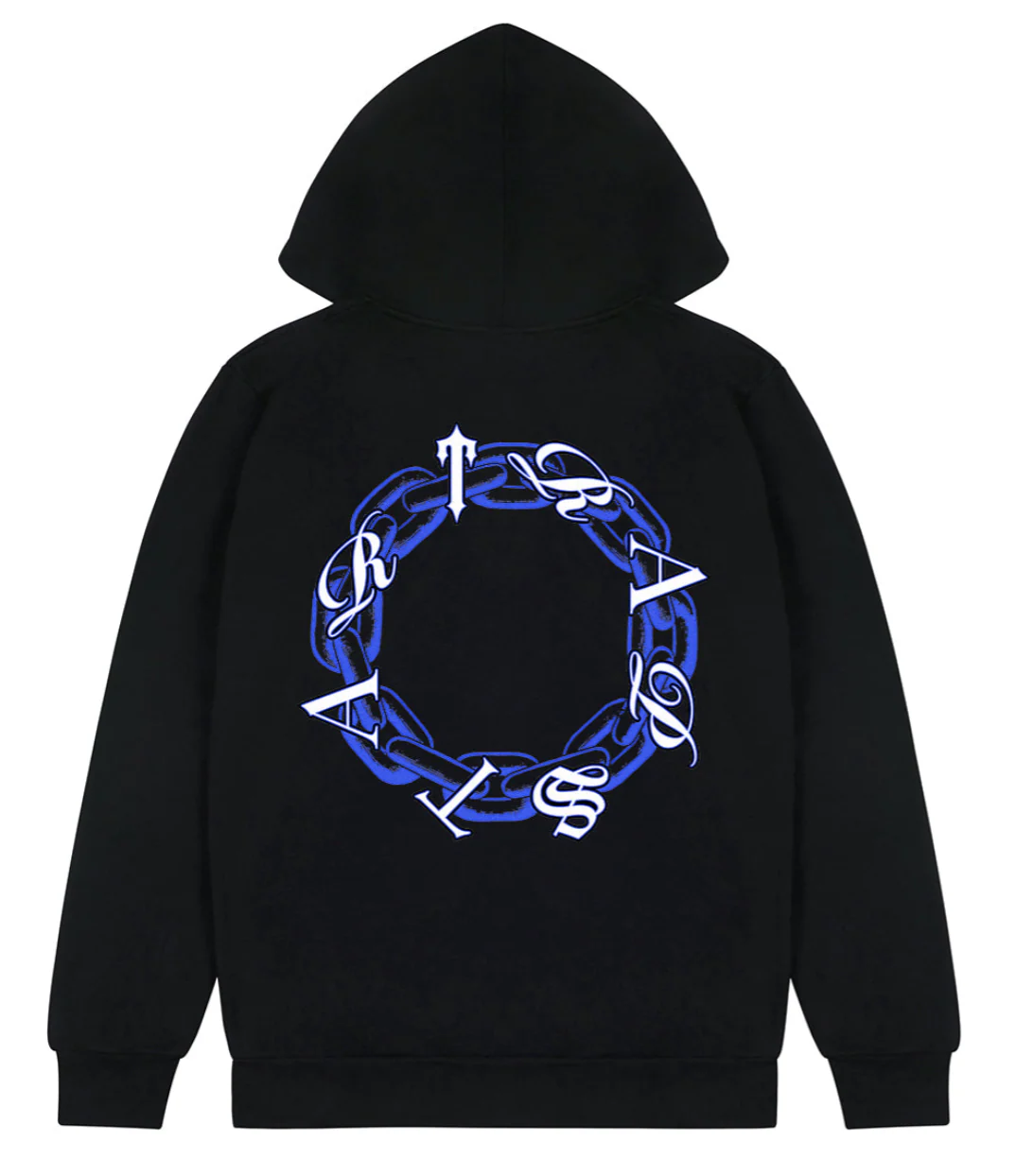 Trapstar Chain Script Hoodie Black Ice - Image 2