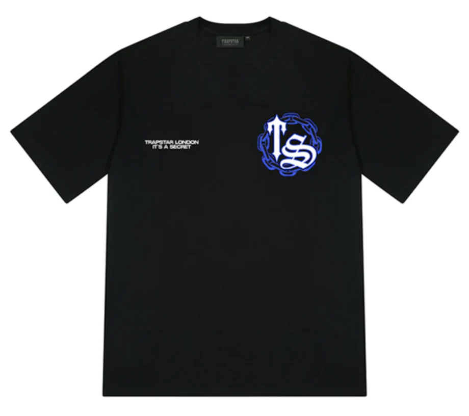 Trapstar Chain Script Tee Ice Black