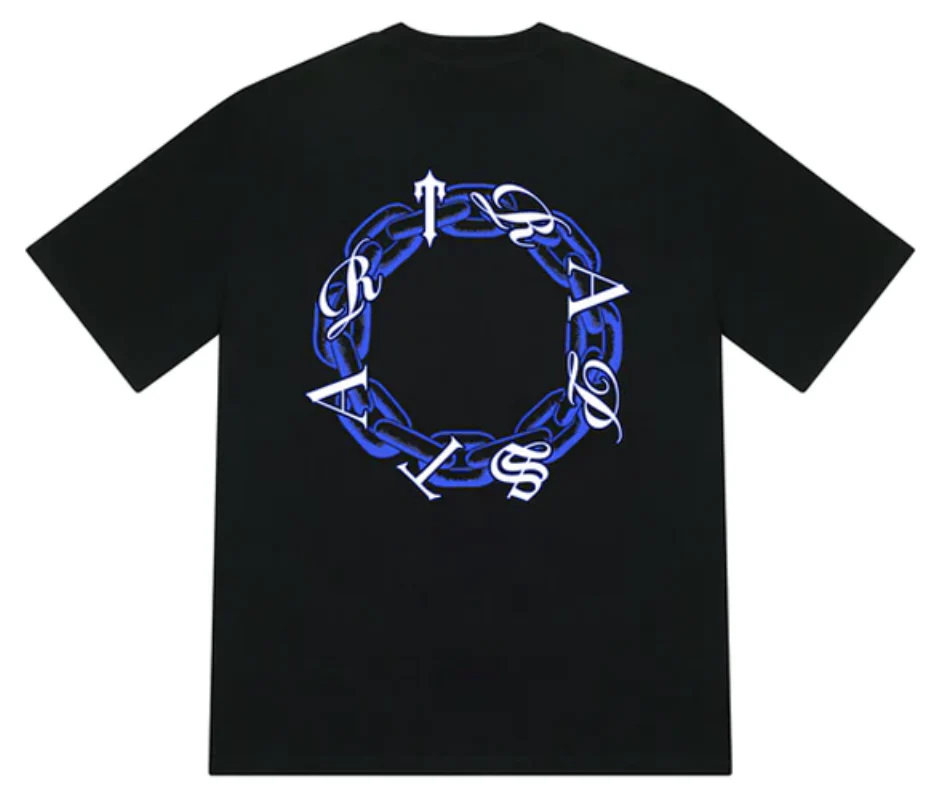 Trapstar Chain Script Tee Ice Black - Image 2