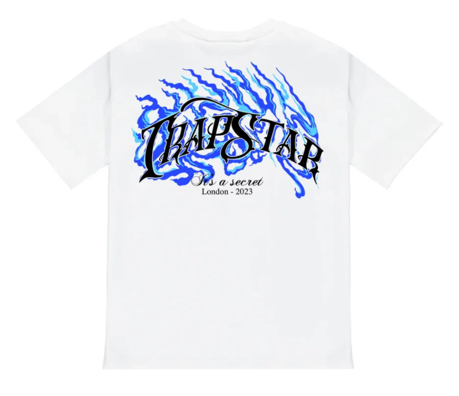 Trapstar Chrome Flame SS23 White - Image 2