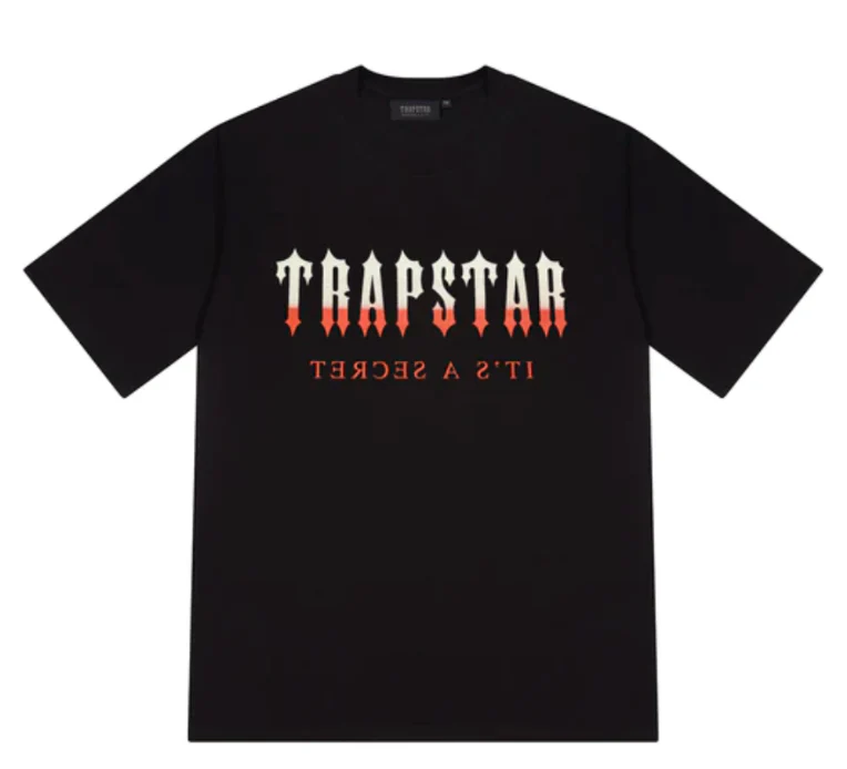 Trapstar Decoded Gradient Tee Black Red