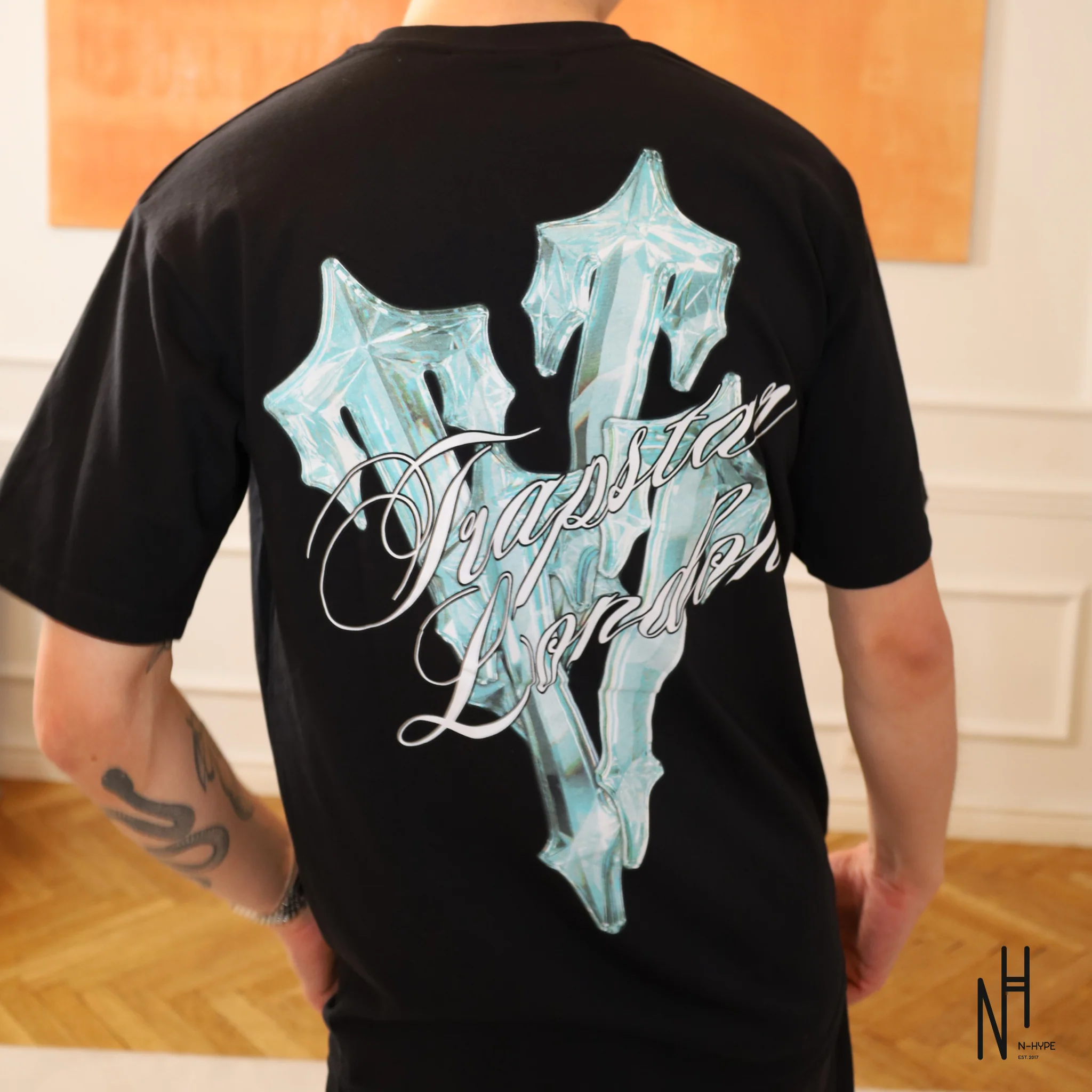 Trapstar Diamond In The Rough Tee 2.0 Black - Image 2