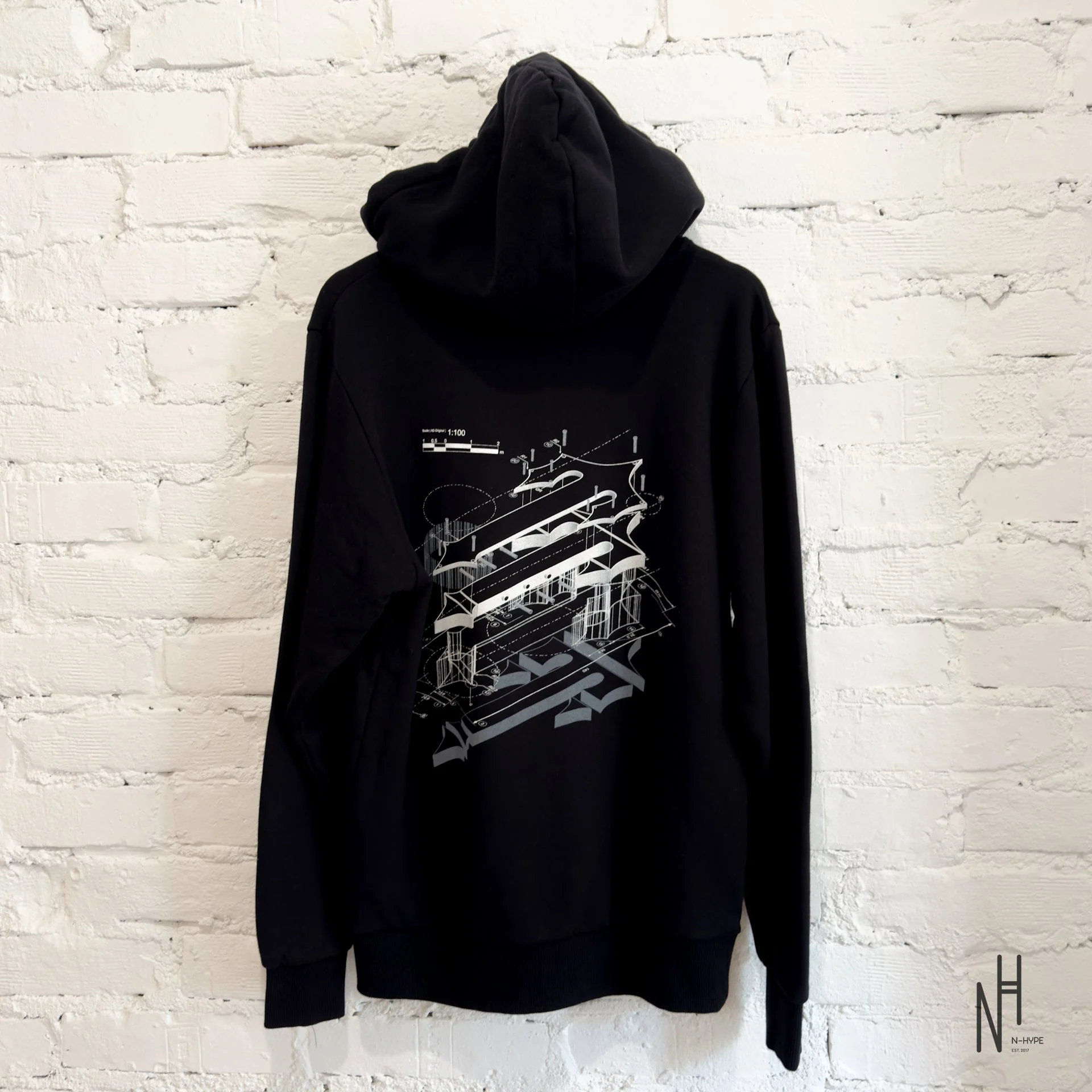 Trapstar DIY 3.0 Black Hoodie - Image 3