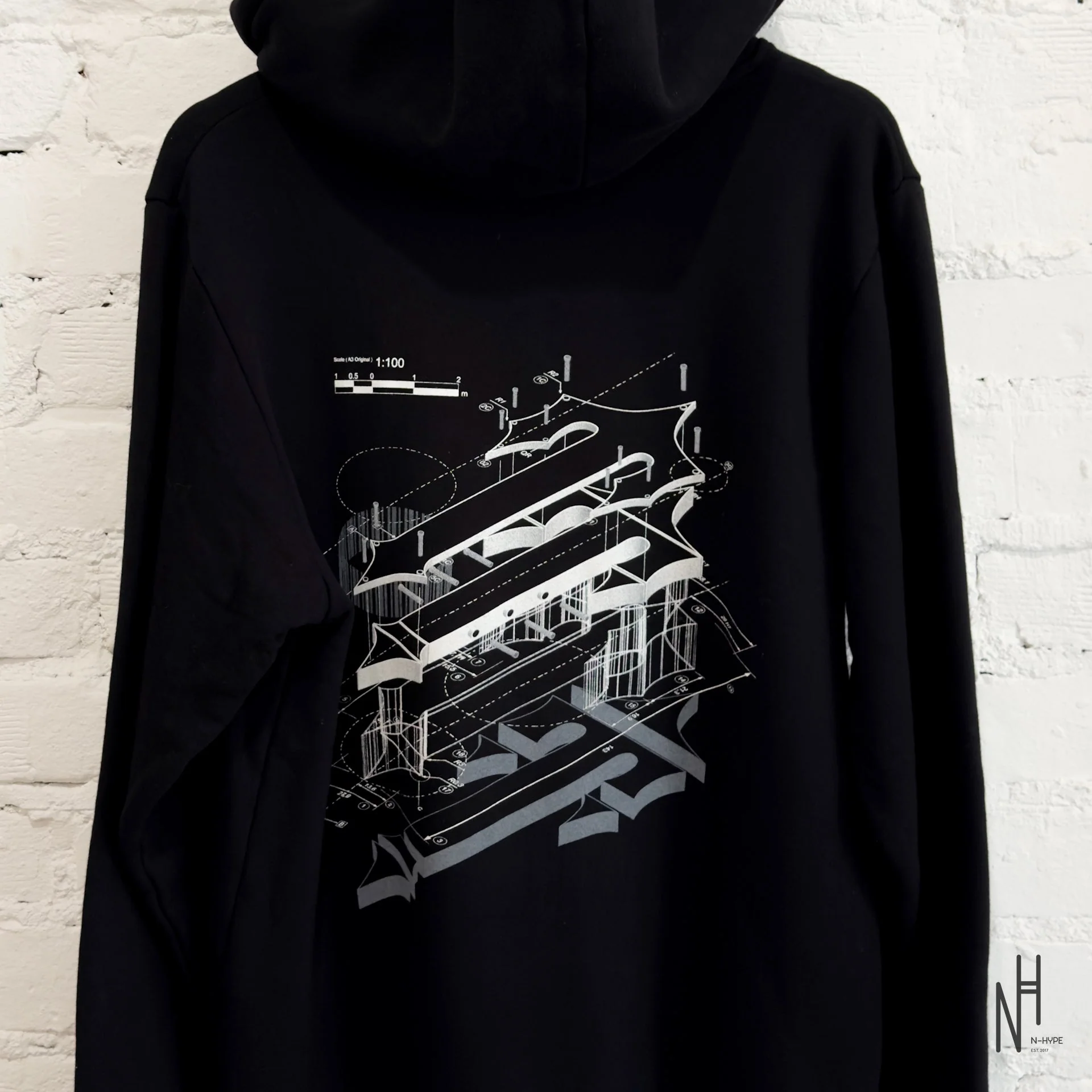 Trapstar DIY 3.0 Black Hoodie - Image 4