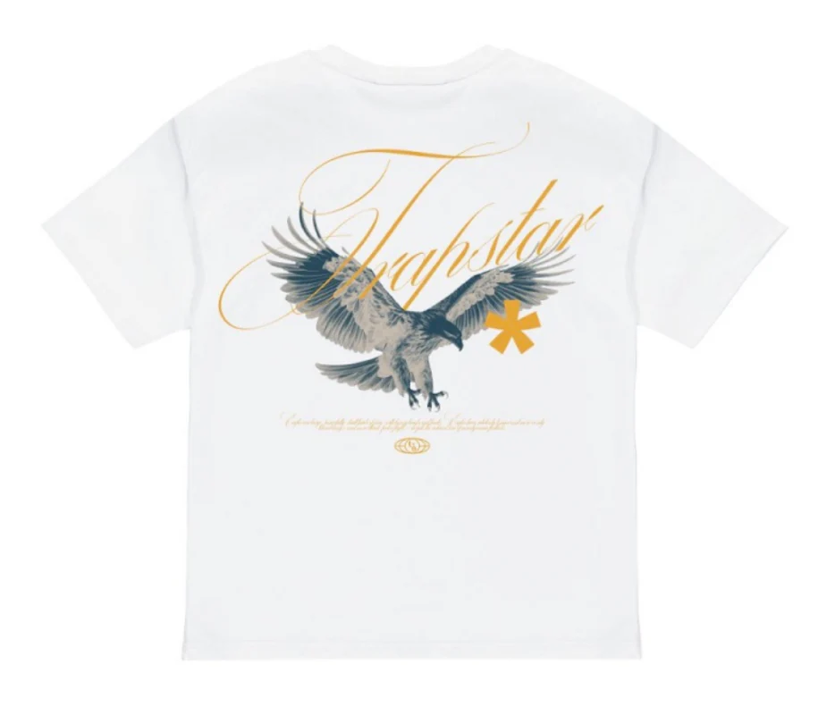 Trapstar Flying Birds Tee White Gold - Image 2