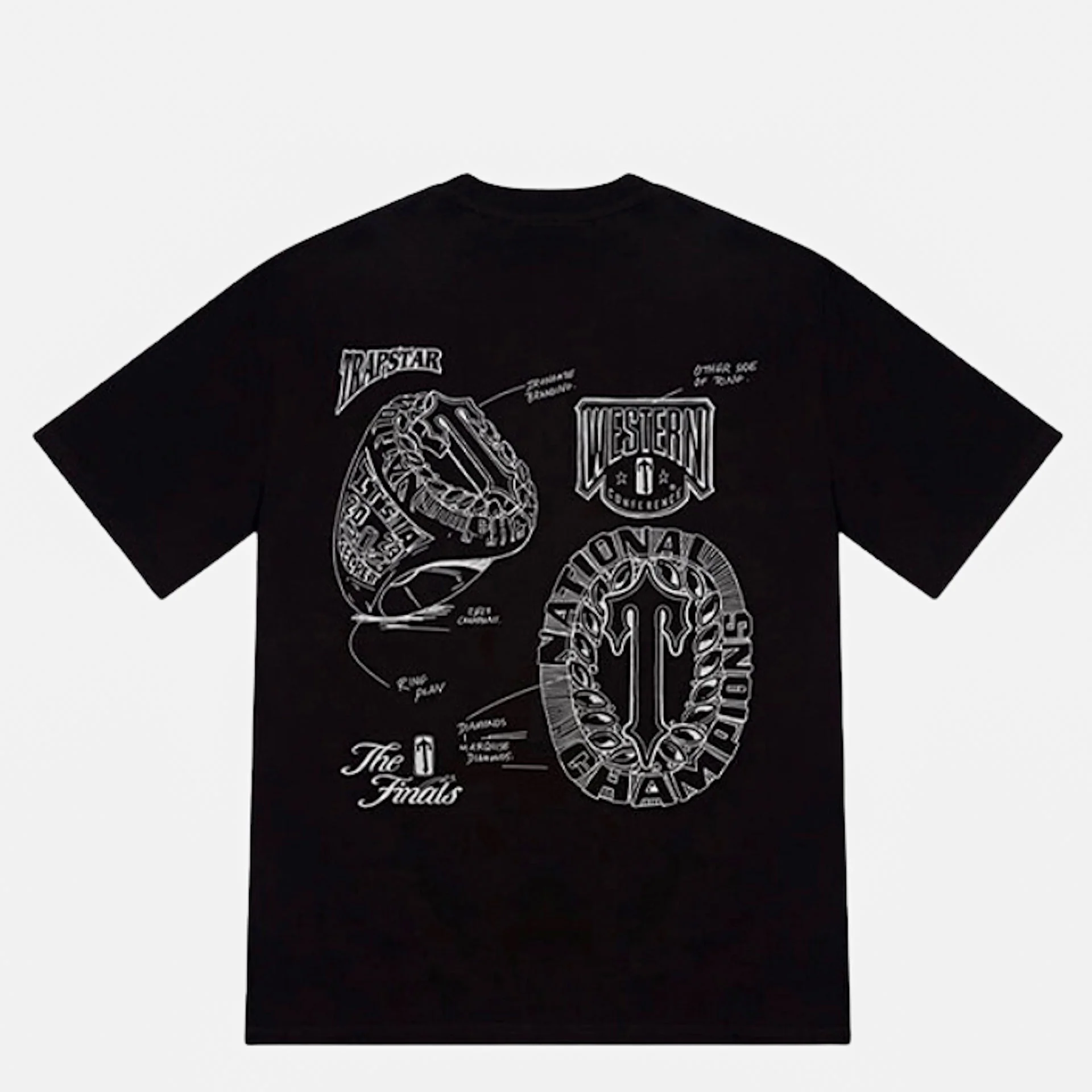 Trapstar Game Time Tee Black - Image 2