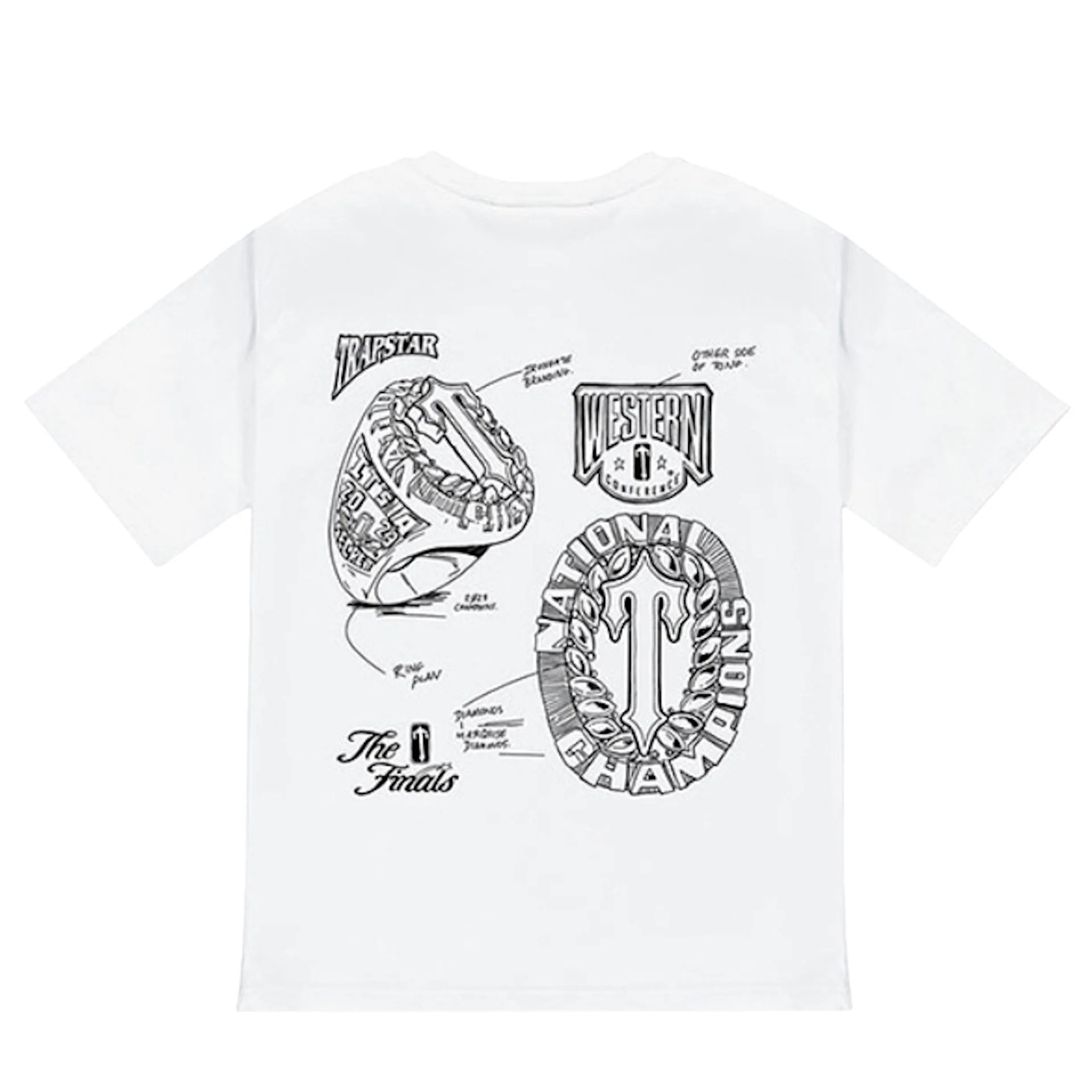 Trapstar Game Time Tee White - Image 2