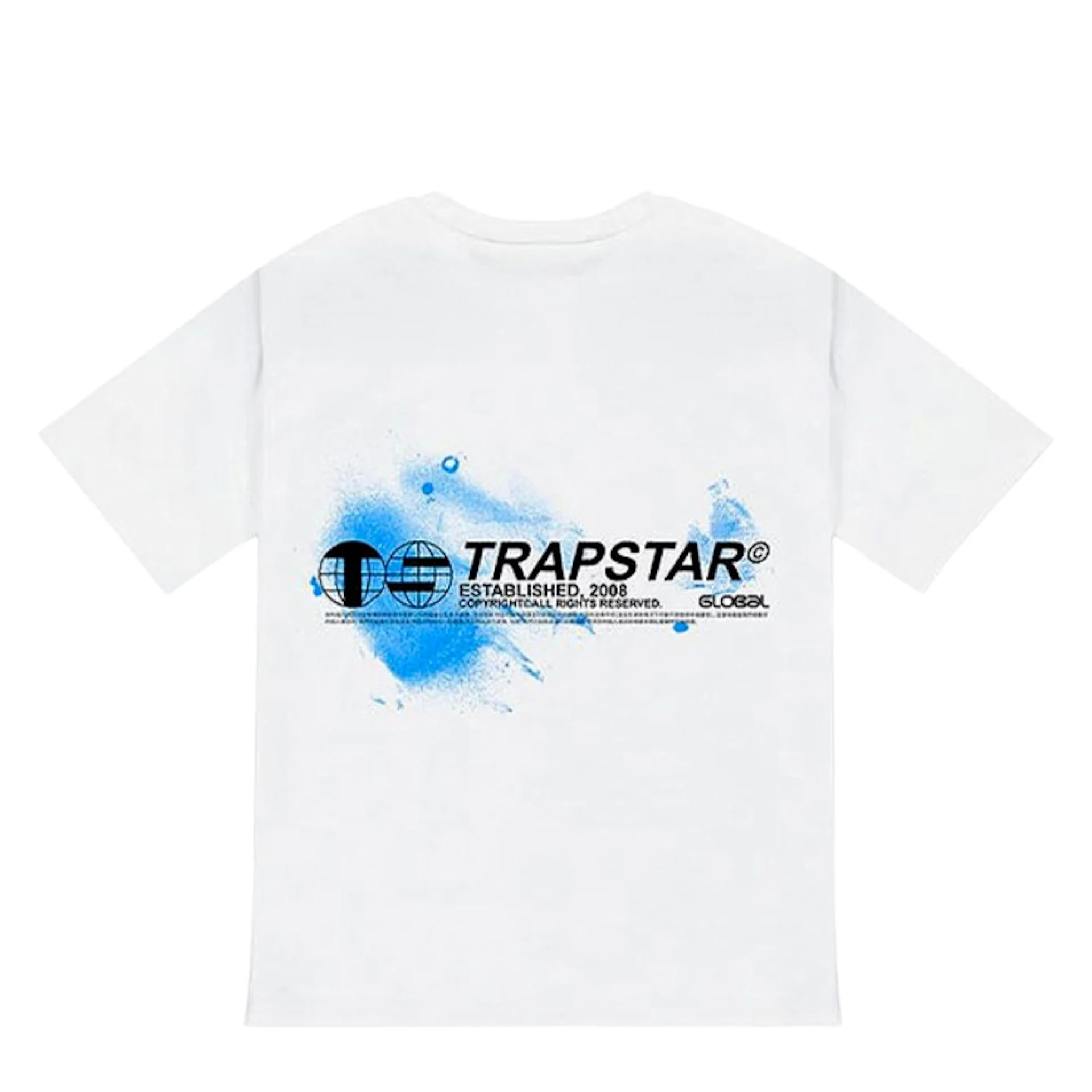 Trapstar Global Distribution Tee White/Blue - Image 2
