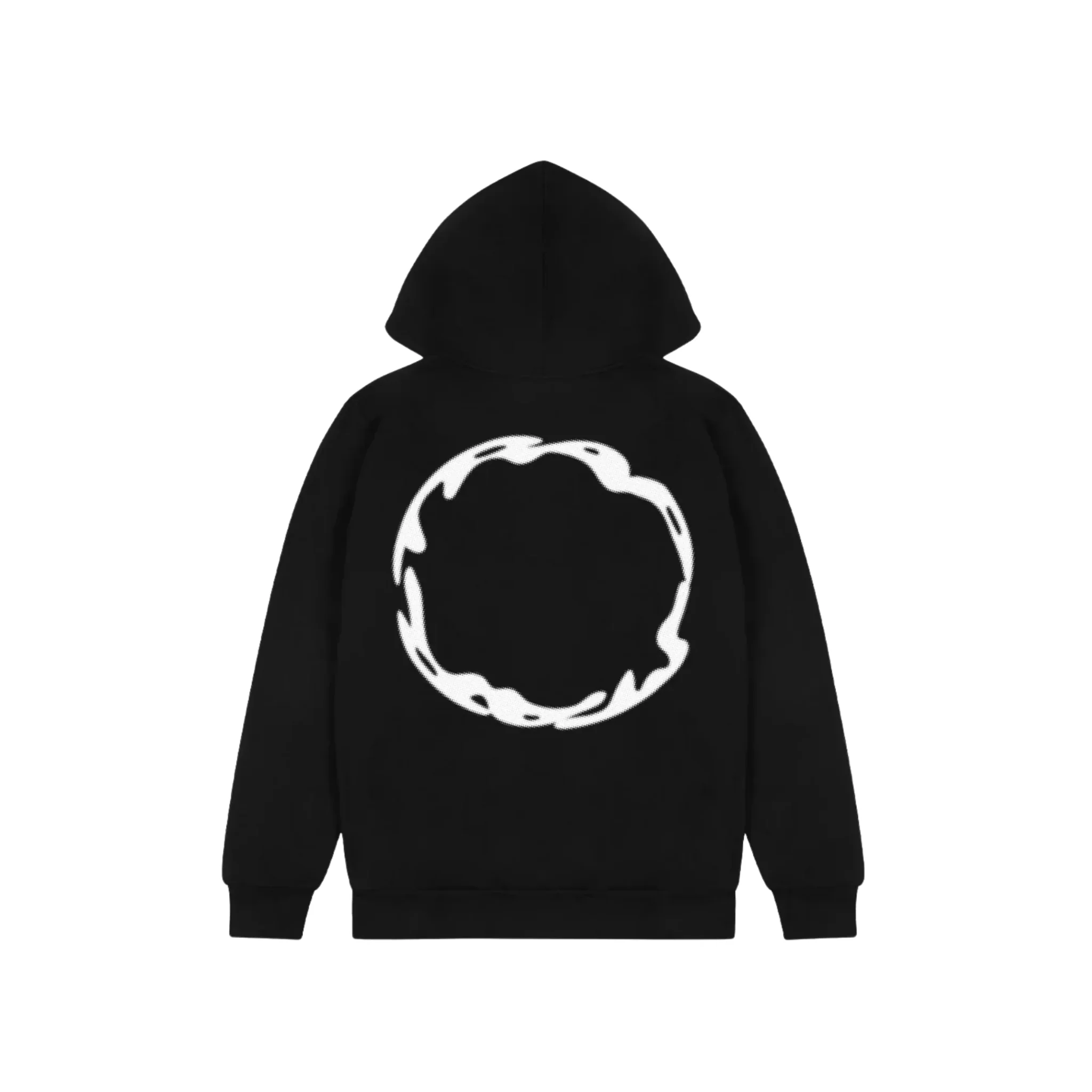 Trapstar Halftone Hoodie Black - Image 2