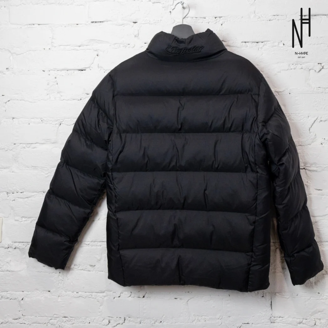 Trapstar Hyperdrive Puffer Jacket Black - Image 5