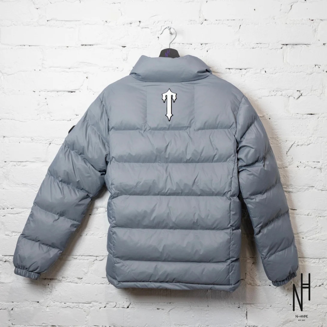 Trapstar It's A Secret Puffer Jacket Grey - Image 4