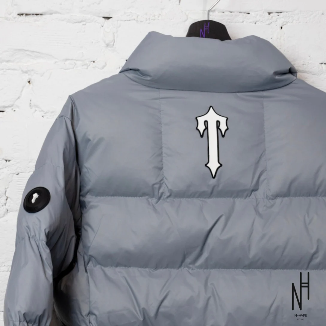 Trapstar It's A Secret Puffer Jacket Grey - Image 5