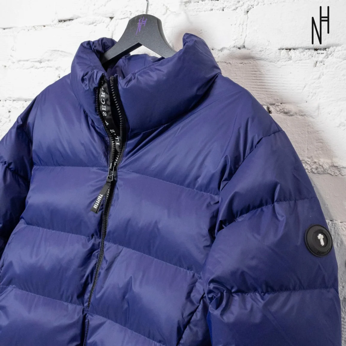 Trapstar It's A Secret Puffer Jacket Navy - Image 6