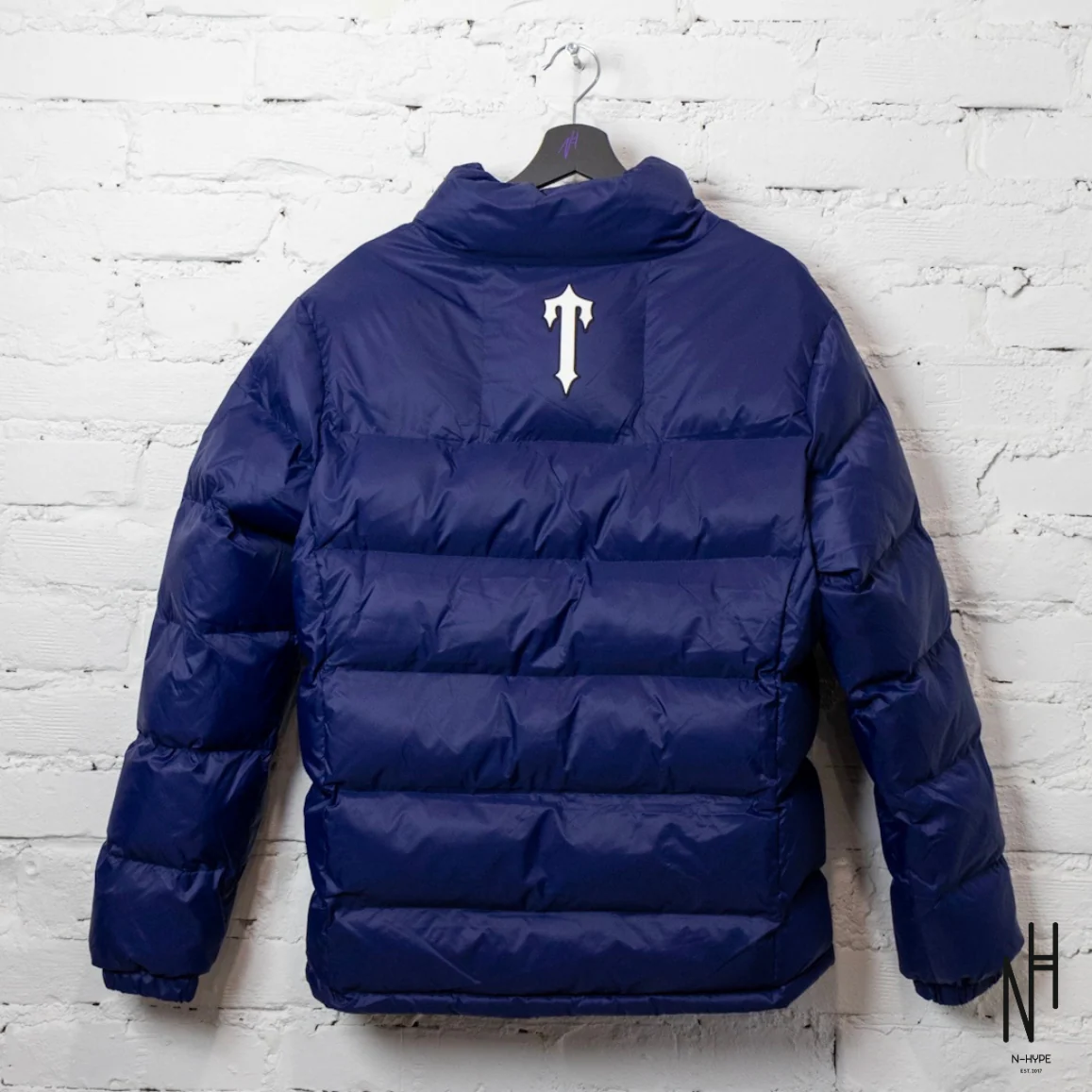 Trapstar It's A Secret Puffer Jacket Navy - Image 7
