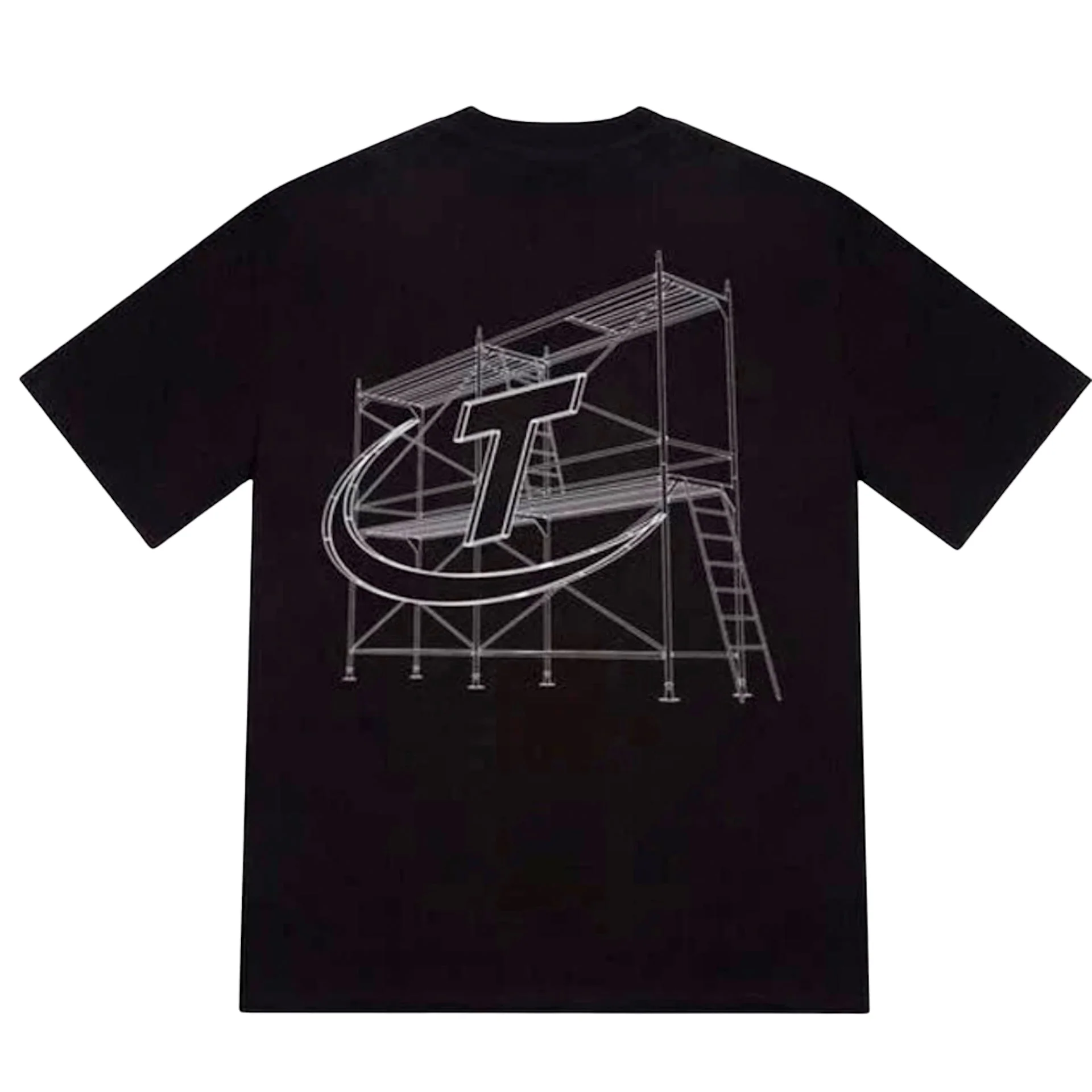 Trapstar Liquid Chrome Hyperdrive Tee Black - Image 2