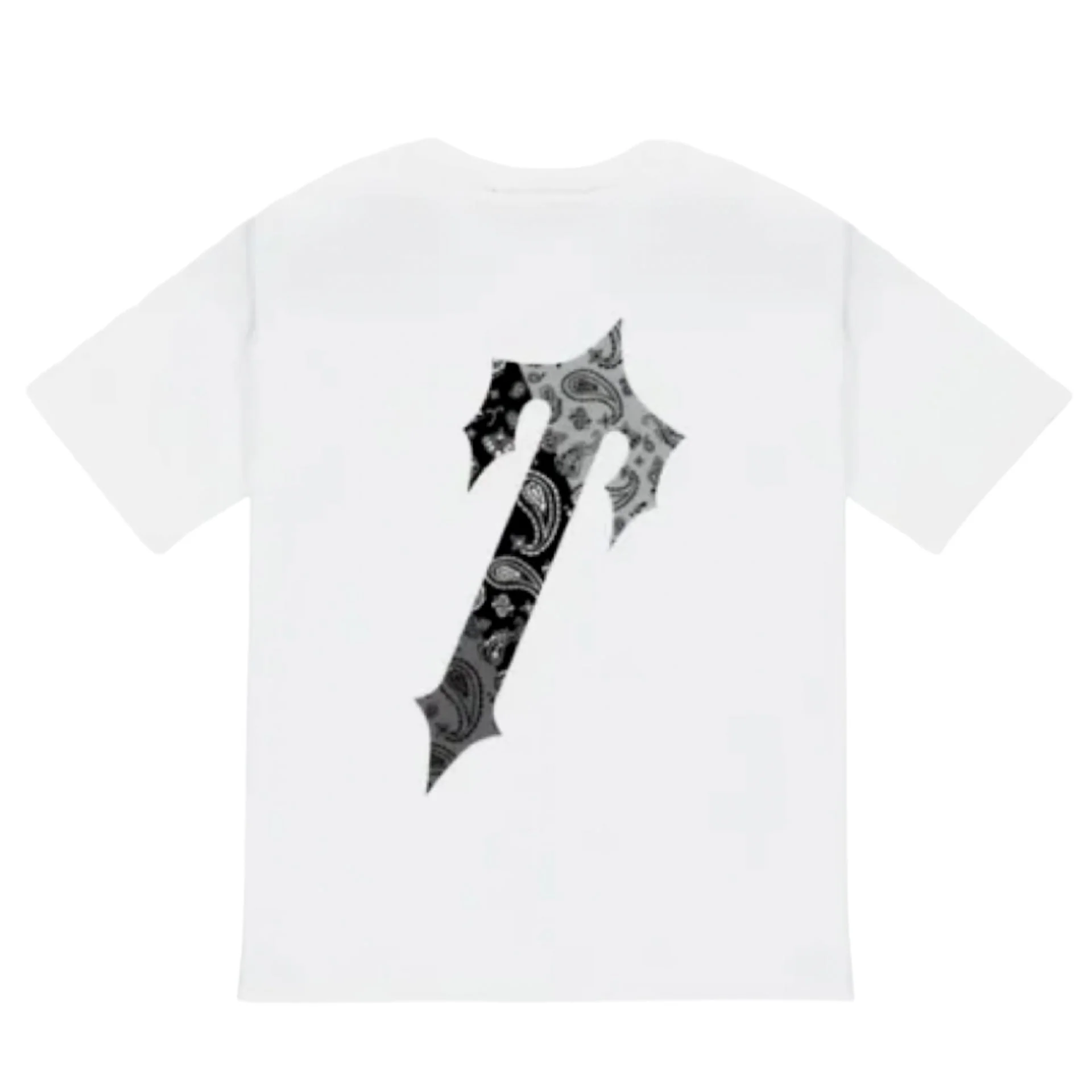 Trapstar Paisley Decode Monochrome Tee White - Image 2
