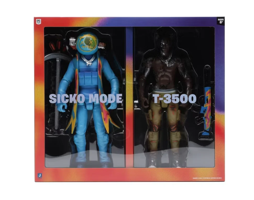 Travis Scott Cactus Jack Fortnite 12" Action Figure Duo Set