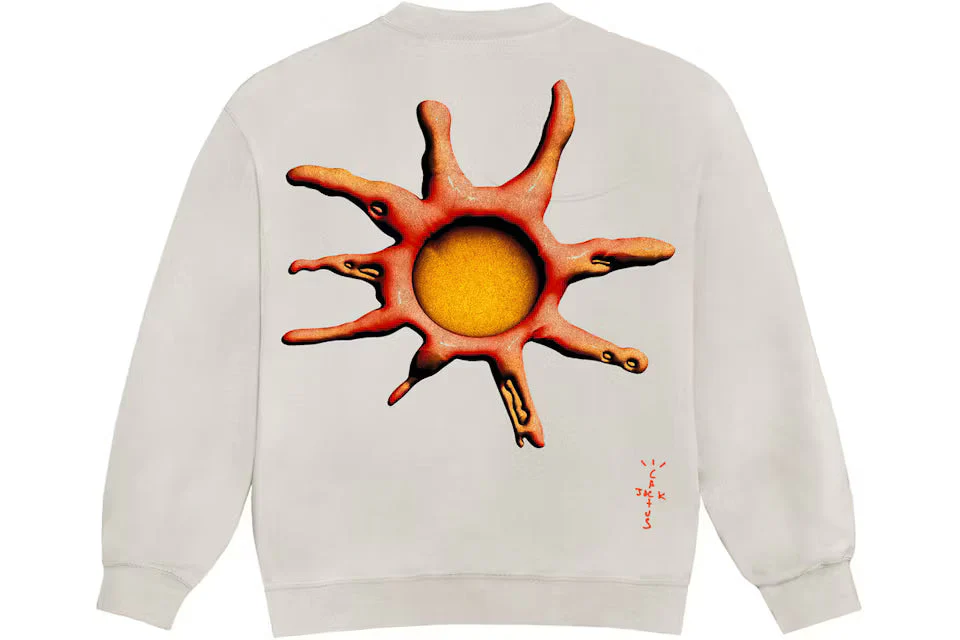 Travis Scott D.L.T.L.F.R.T. Crewneck Natural - Image 2