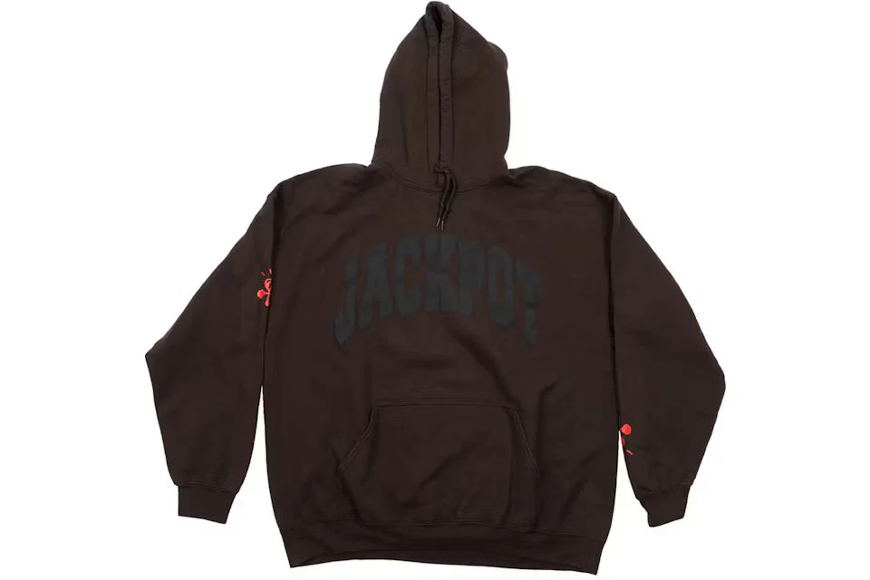 Travis Scott Road to Utopia Las Vegas Jackpot Hoodie Brown