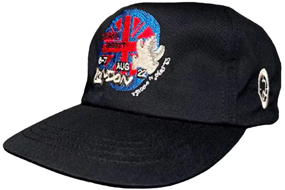 Travis Scott Road to Utopia Las Vegas O2 Live Union Jack Hat Black - Image 2