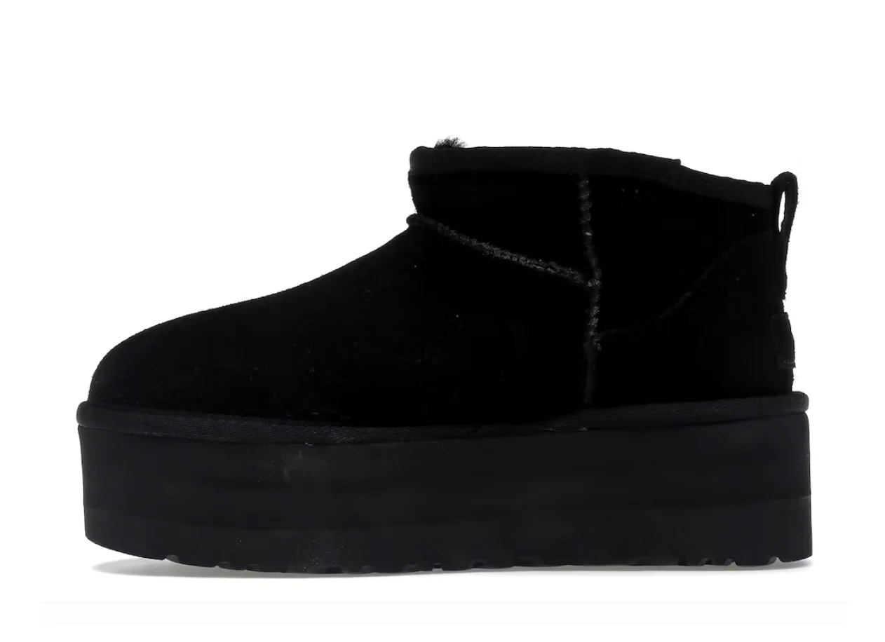 UGG Classic Ultra Mini Platform Boot Black (Women's) - Image 2