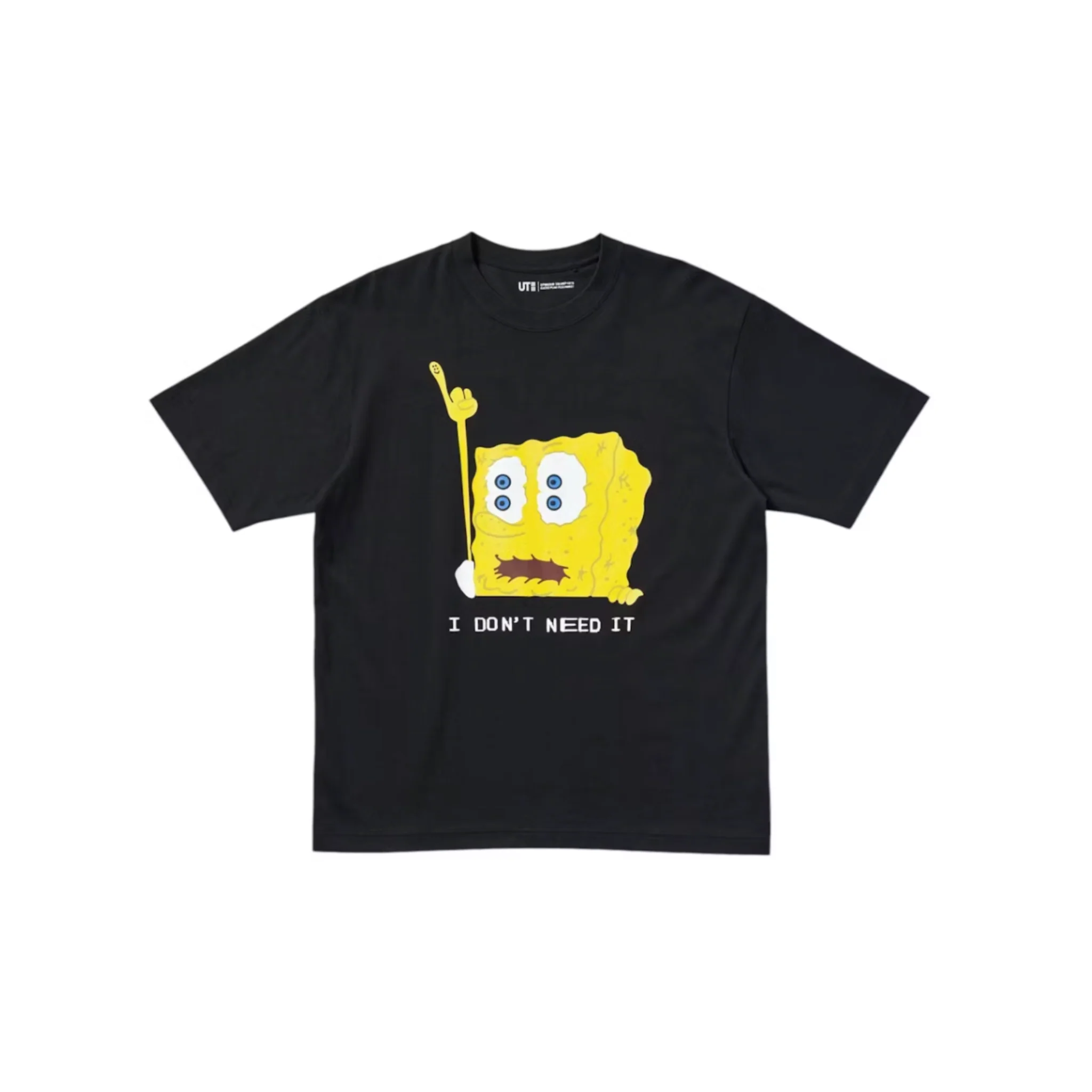 Uniqlo x CPFM Spongebob Squarepants UT Graphic T-Shirt Black