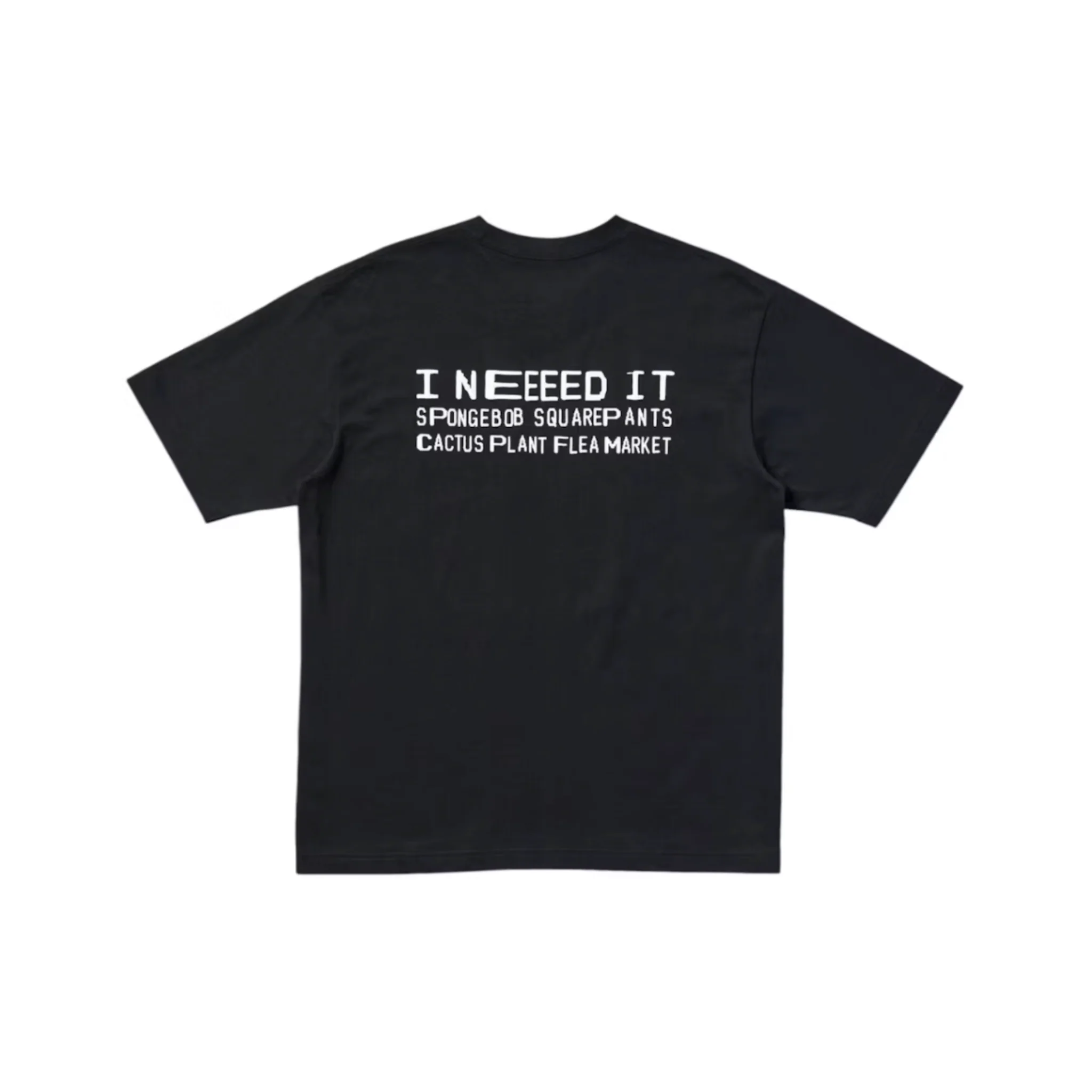 Uniqlo x CPFM Spongebob Squarepants UT Graphic T-Shirt Black - Image 2