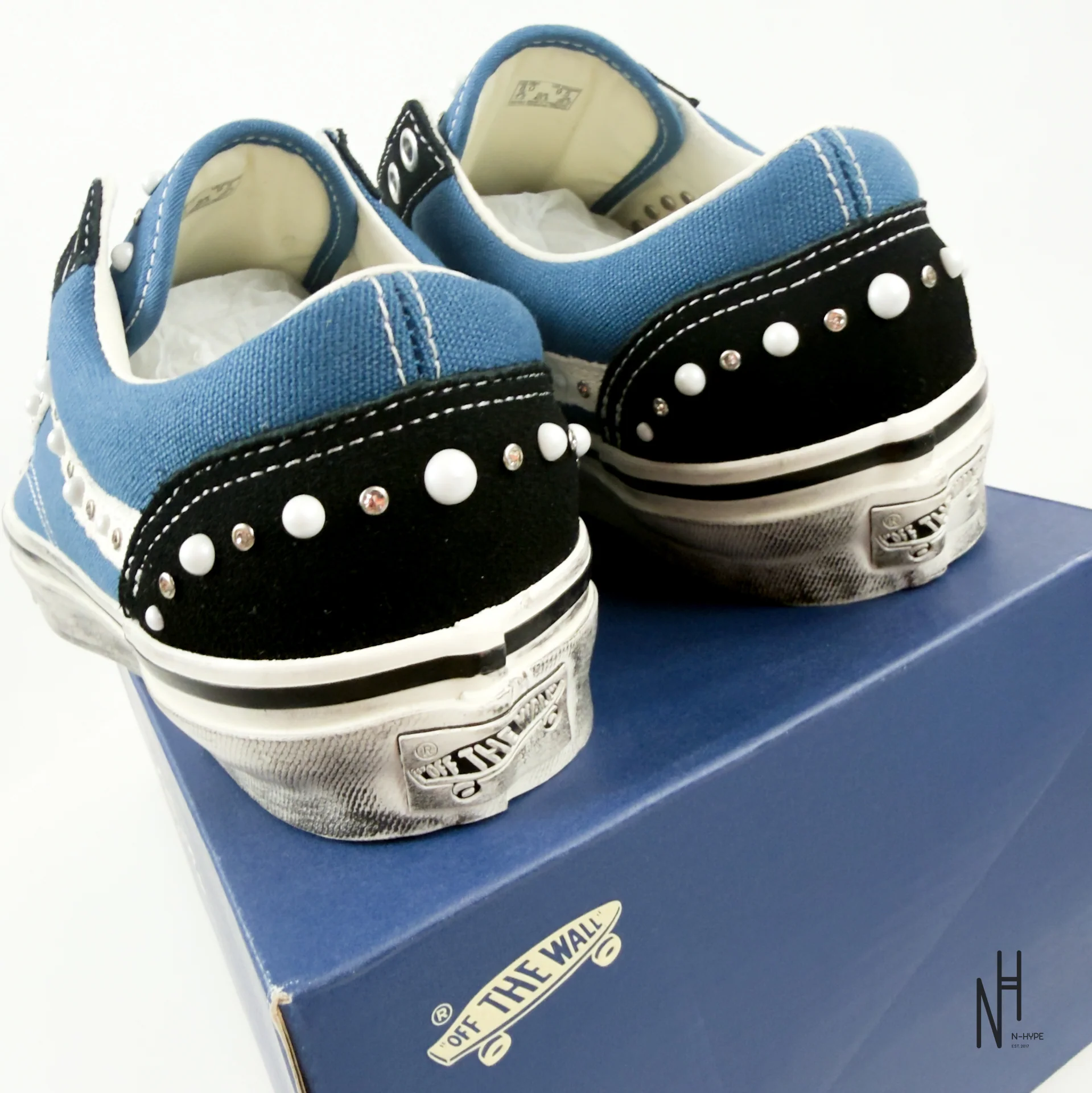 Vans LX Old Skool 36 Pearlized Pack Black Navy - Image 7