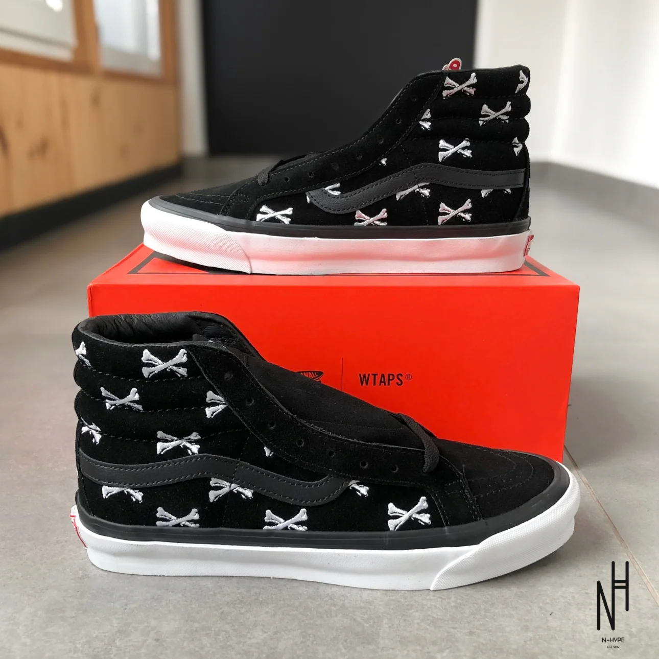 Vans Sk8-Hi WTAPS Bones Black - Image 4