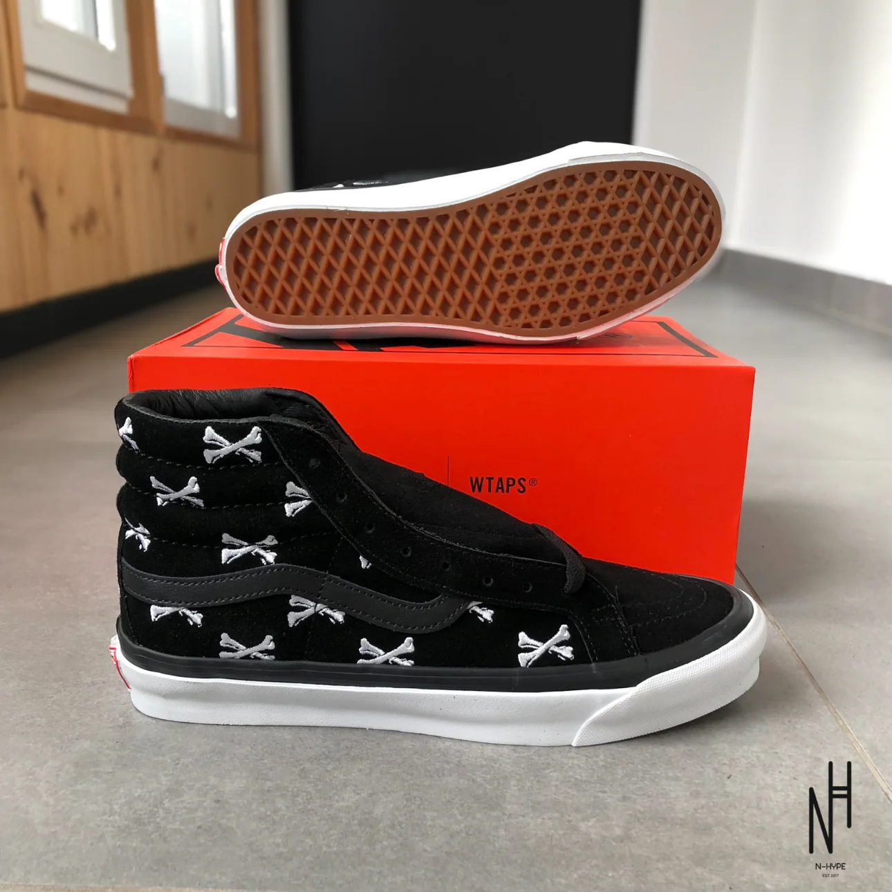 Vans Sk8-Hi WTAPS Bones Black - Image 6