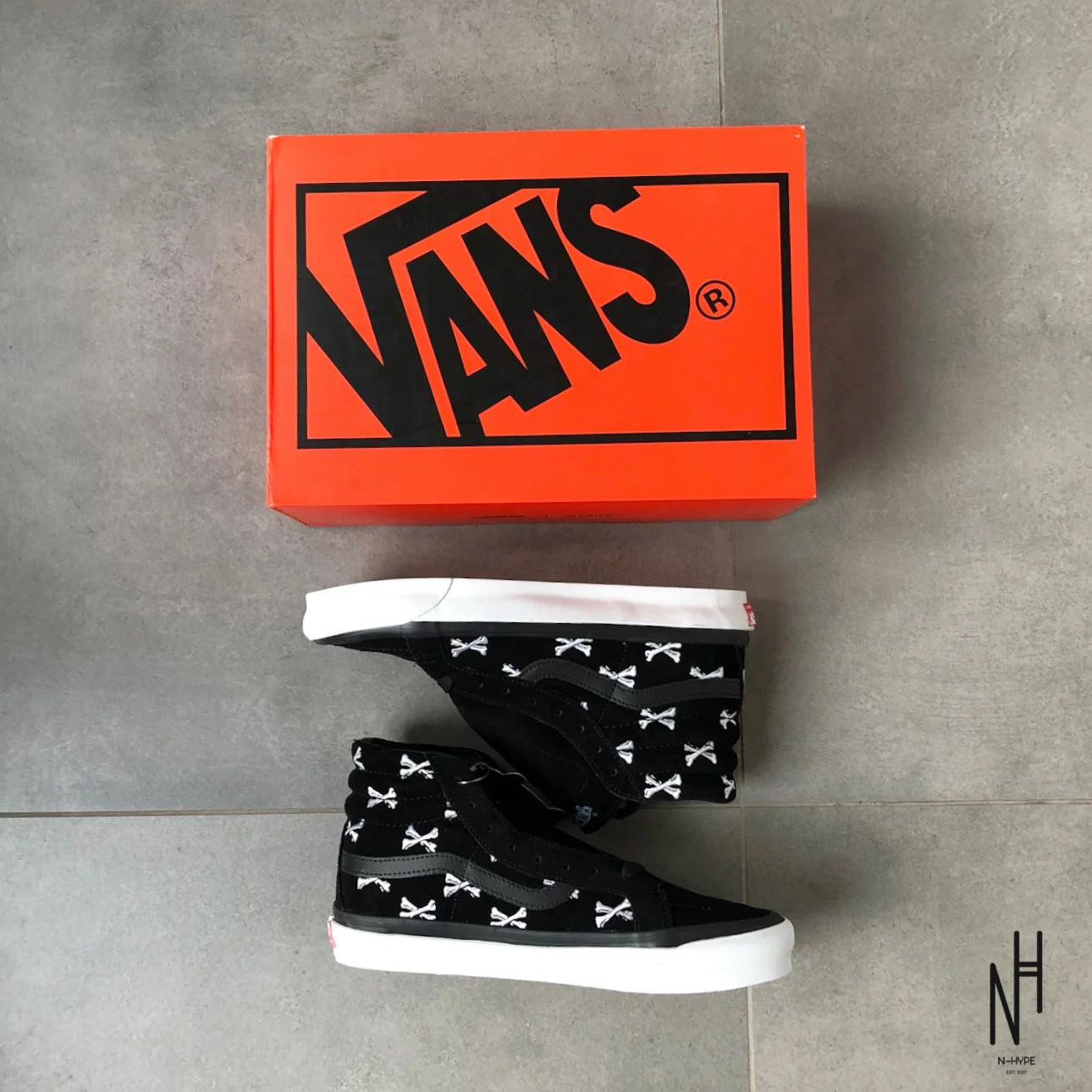 Vans Sk8-Hi WTAPS Bones Black - Image 7
