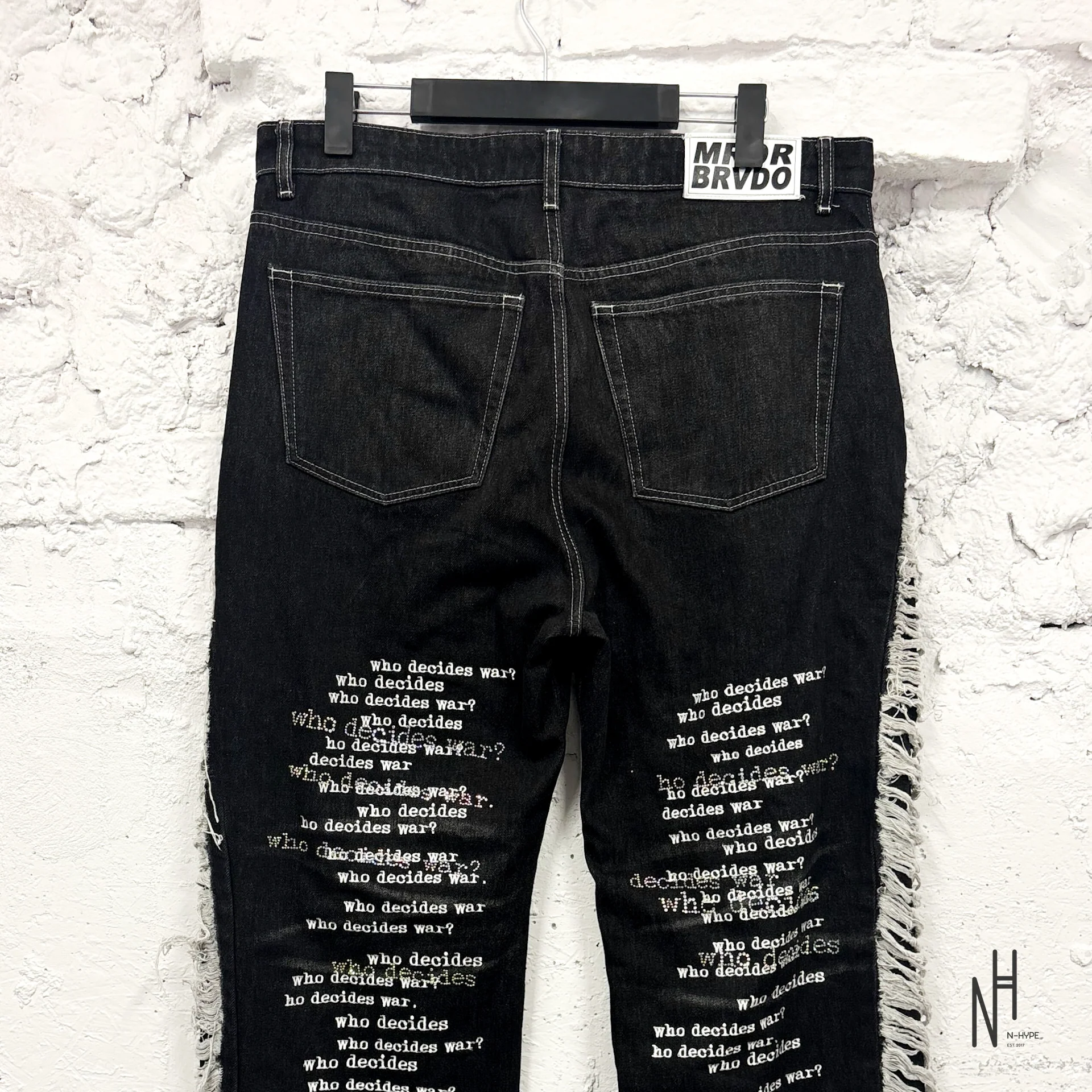 Who Decides War Ultra Flare Scripture Denim Black - Image 3