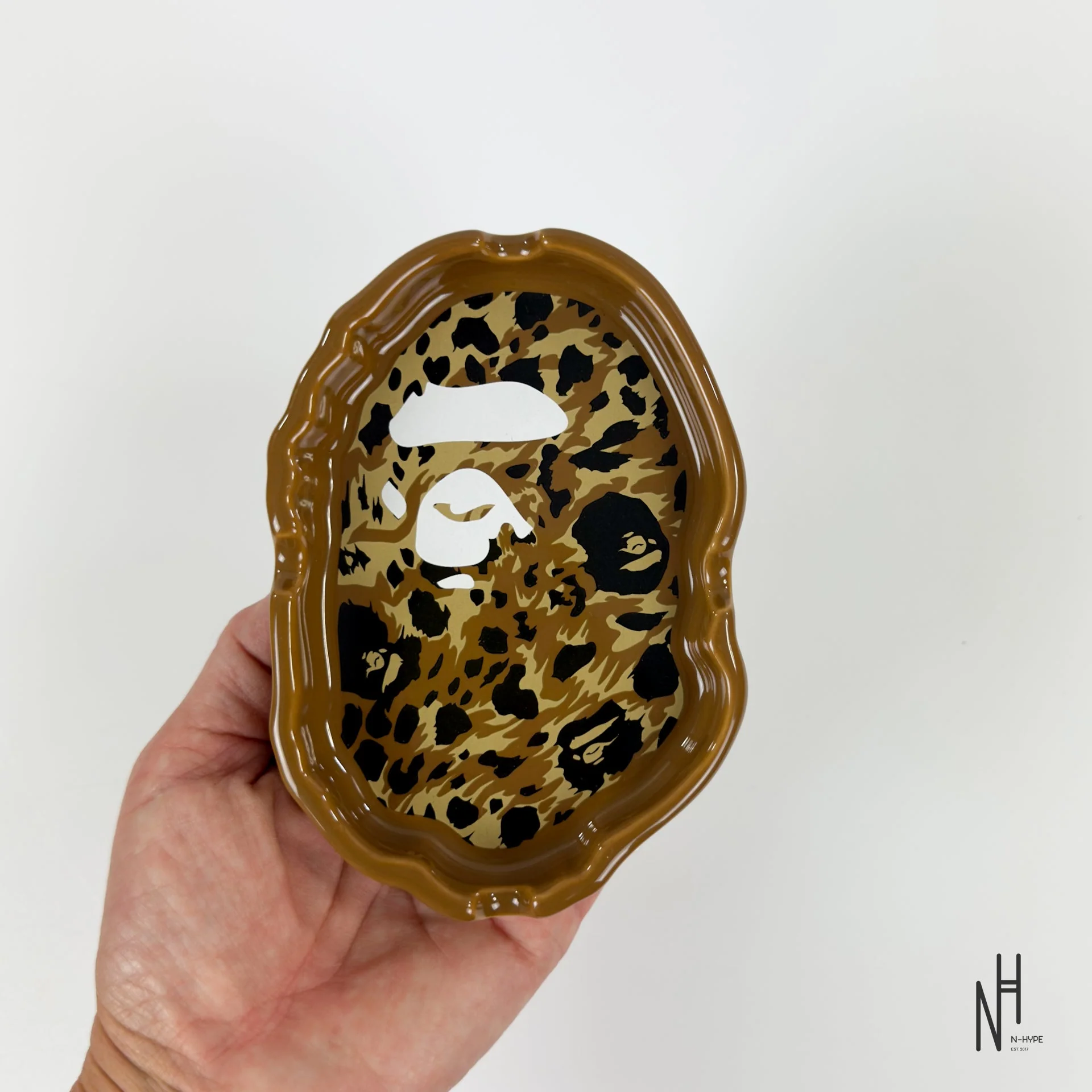 Wild Leopard Pattern Ape Head Ashtray - Image 5