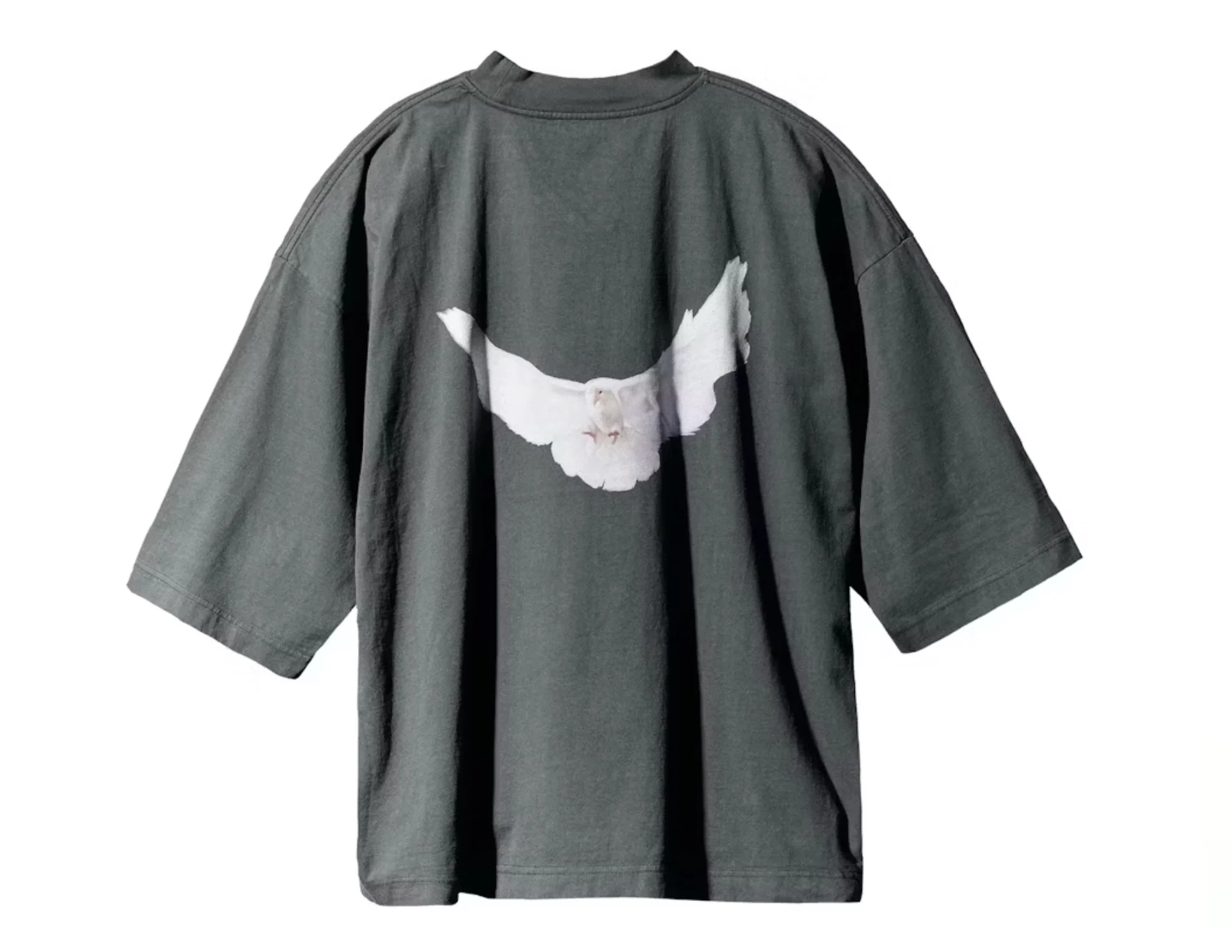 Yeezy Gap Dove 3/4 Sleeve Tee Dark Green - Image 2