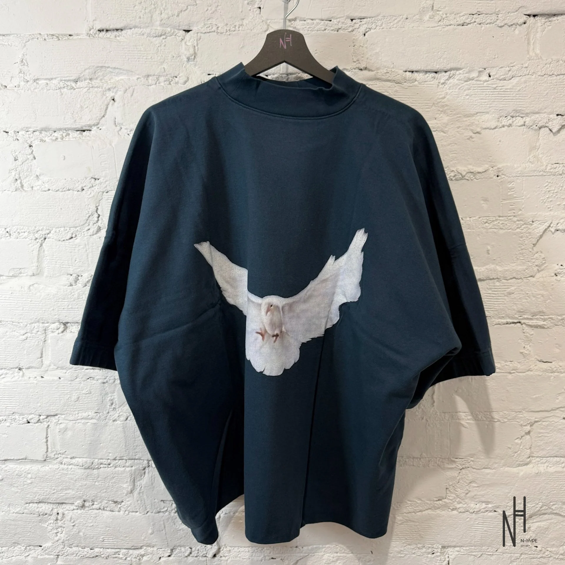 Yeezy Gap Dove No Seam Tee Dark Blue - Image 3