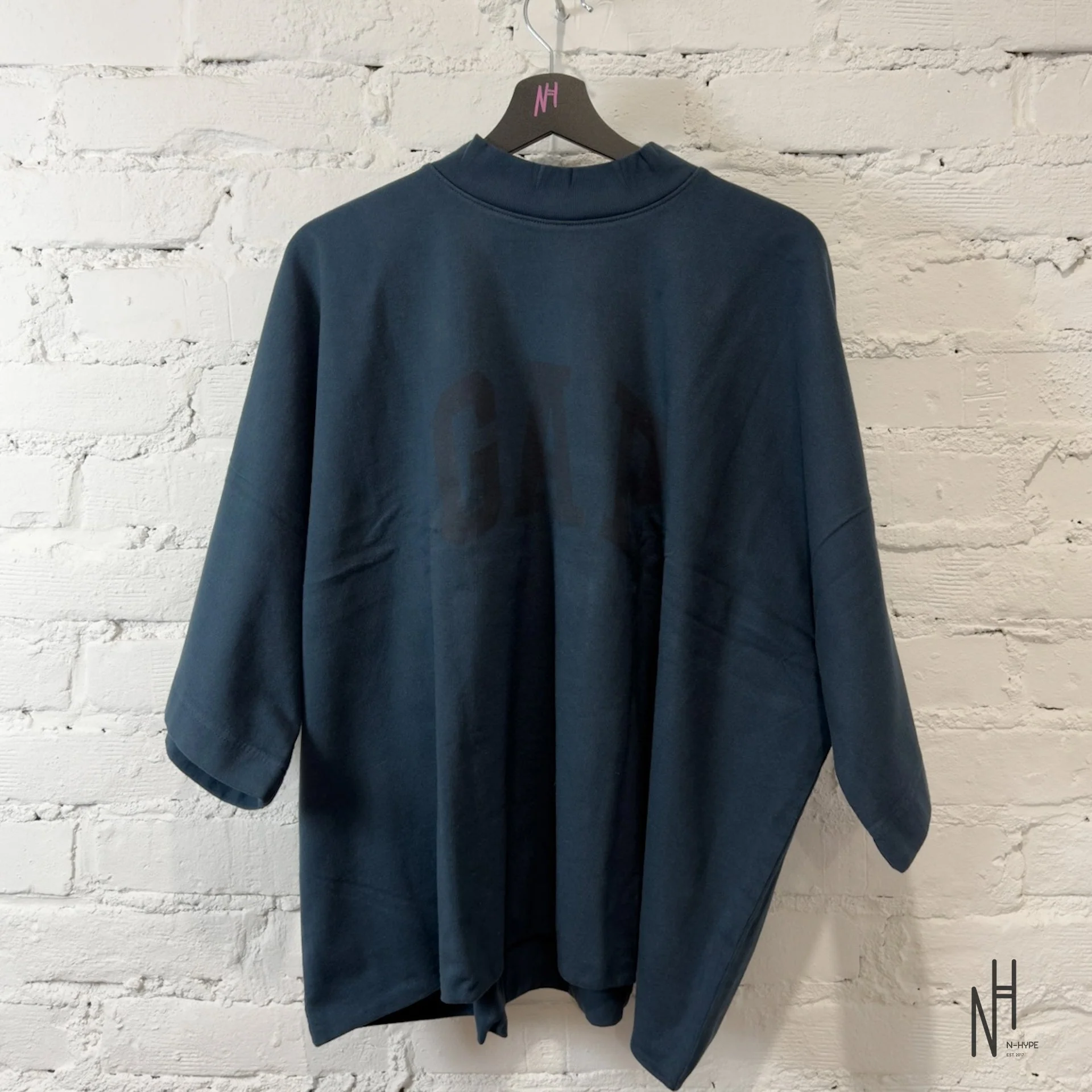Yeezy Gap Dove No Seam Tee Dark Blue - Image 4