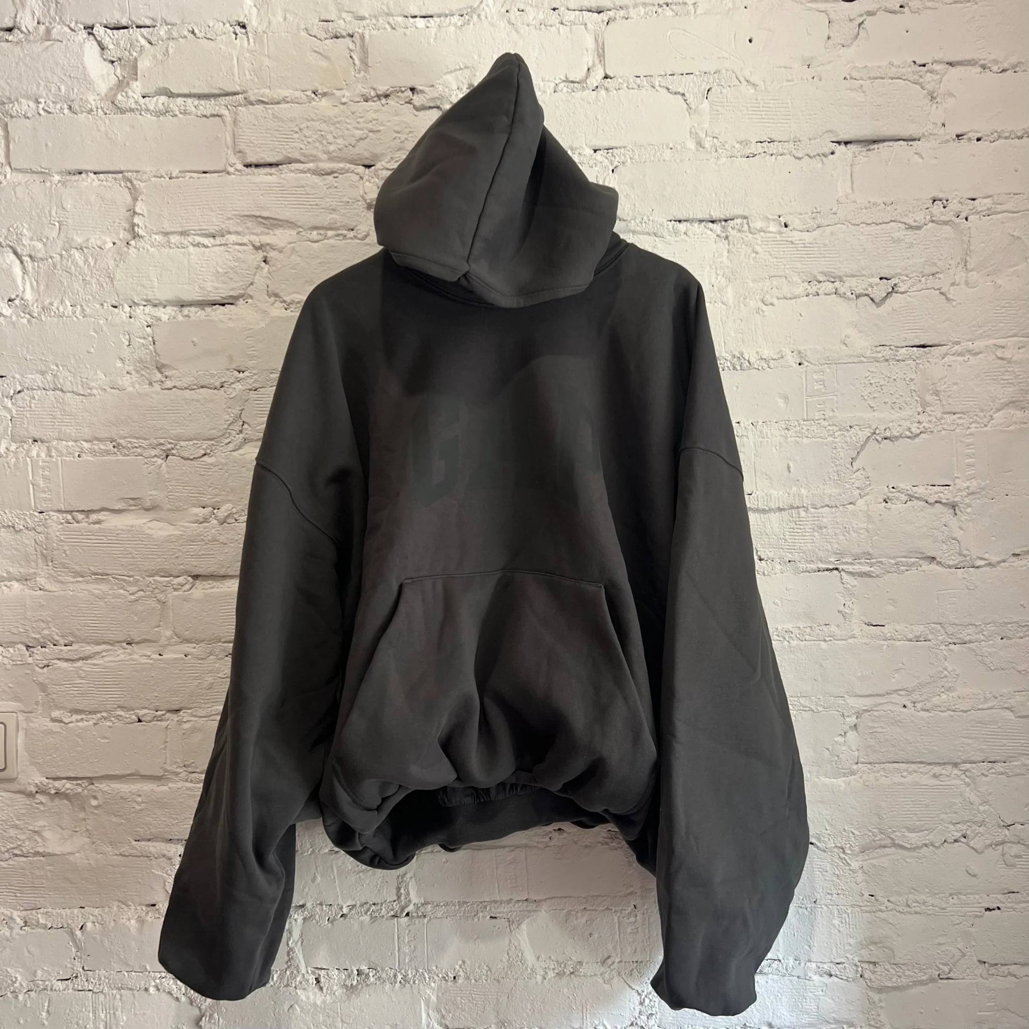 Yeezy Gap Engineered by Balenciaga Dove Hoodie Black - Image 3