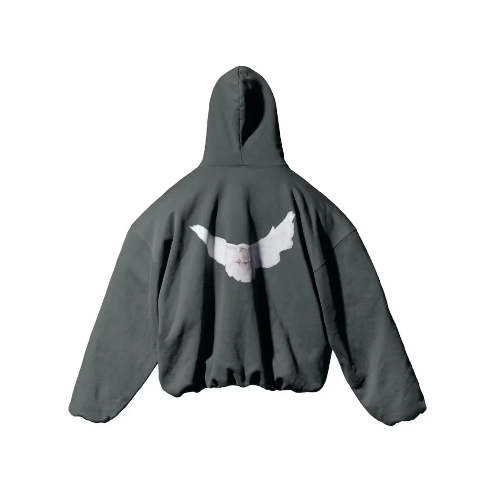 Yeezy Gap Engineered by Balenciaga Dove Hoodie Dark Green - Image 2