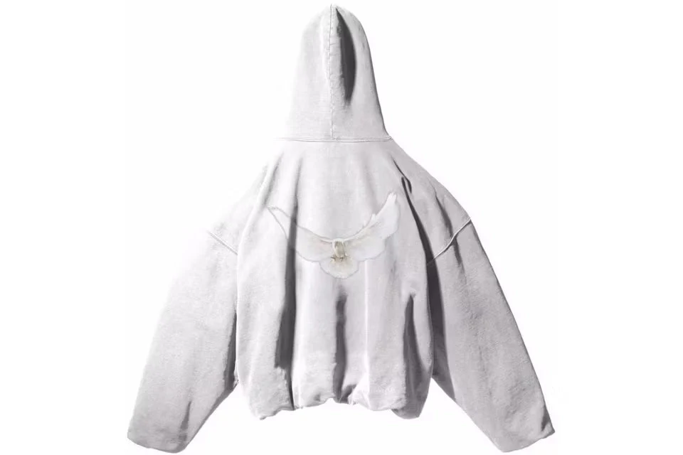 Yeezy Gap Engineered by Balenciaga Dove Hoodie White - Image 2
