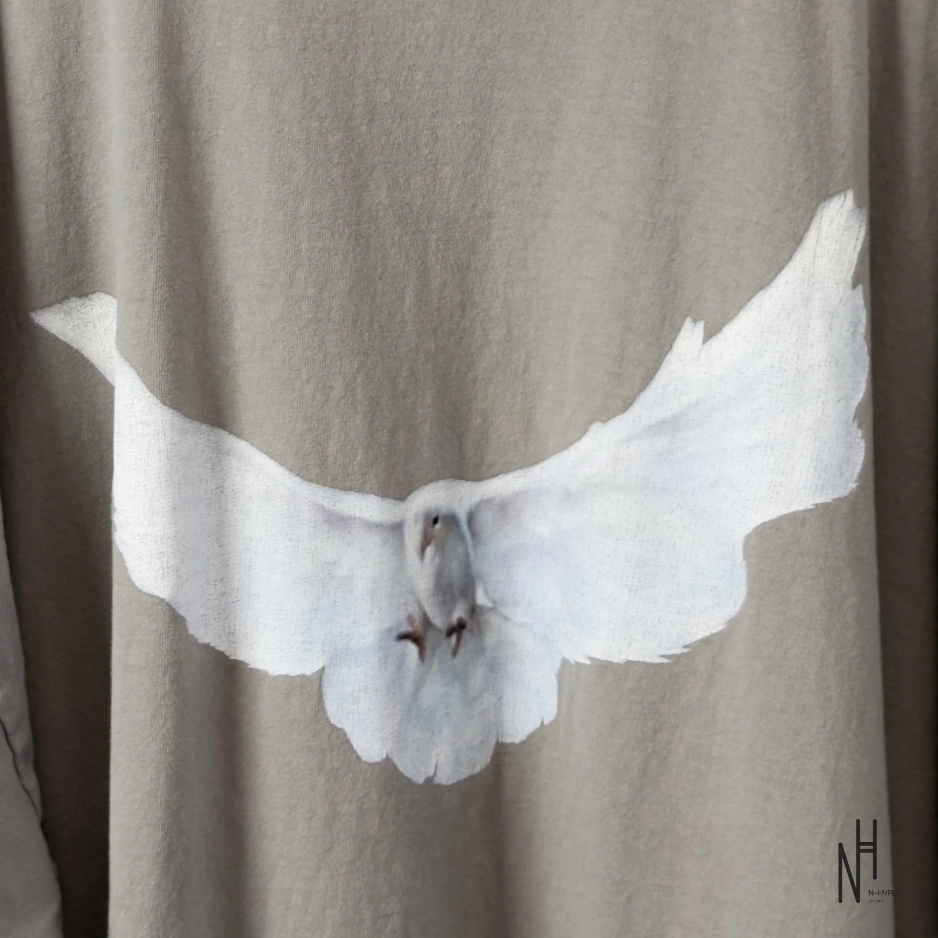 Yeezy Gap Engineered by Balenciaga T-Shirt 3/4 Light Grey - Image 4
