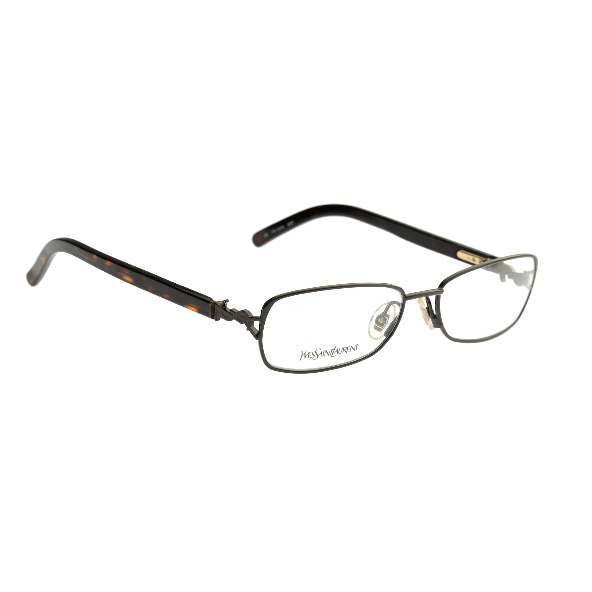 Yves Saint Laurent ’90s Havana Brown Signature Glasses - Image 2