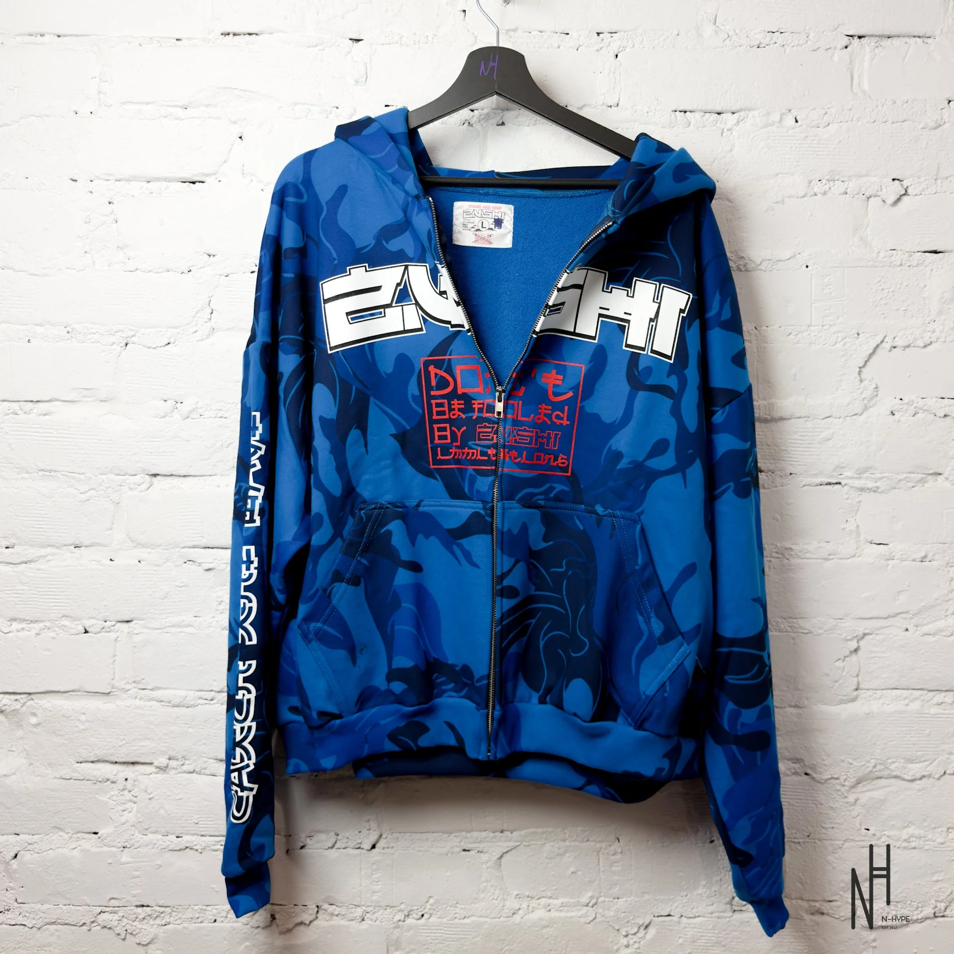 Zushi Blue Camo Zip Hoodie Limited Edition by The Ten Co. - Image 3