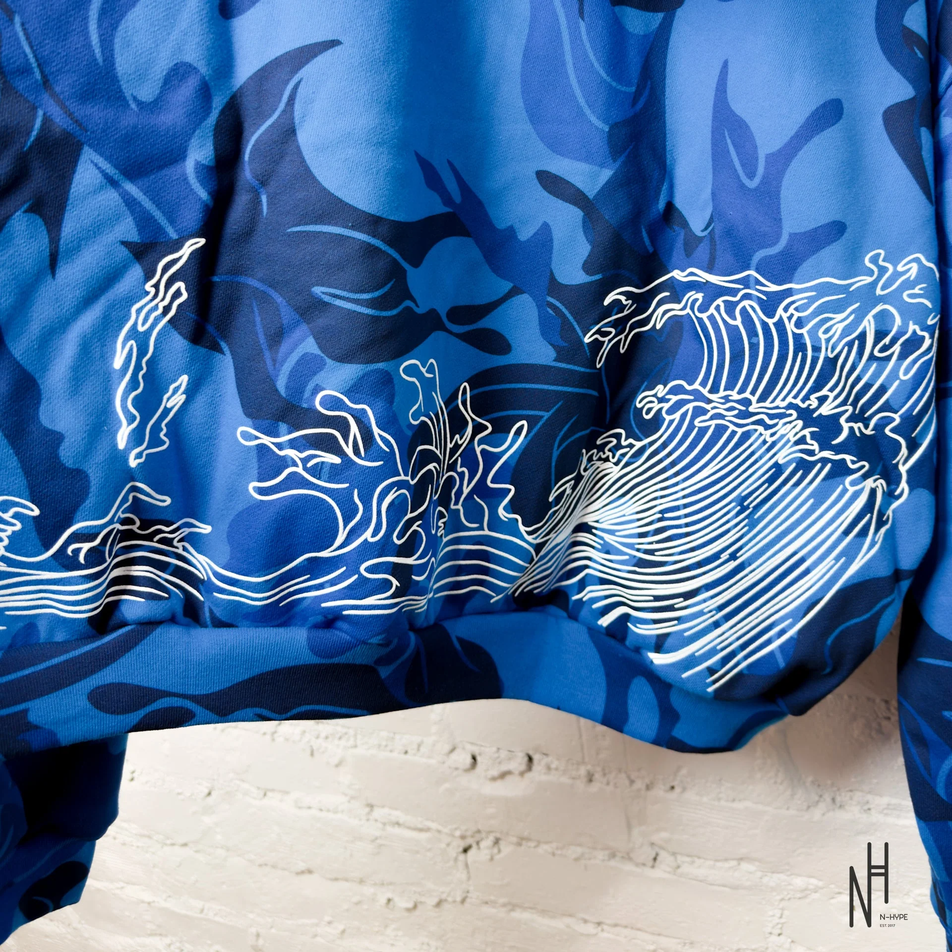 Zushi Blue Camo Zip Hoodie Limited Edition by The Ten Co. - Image 8